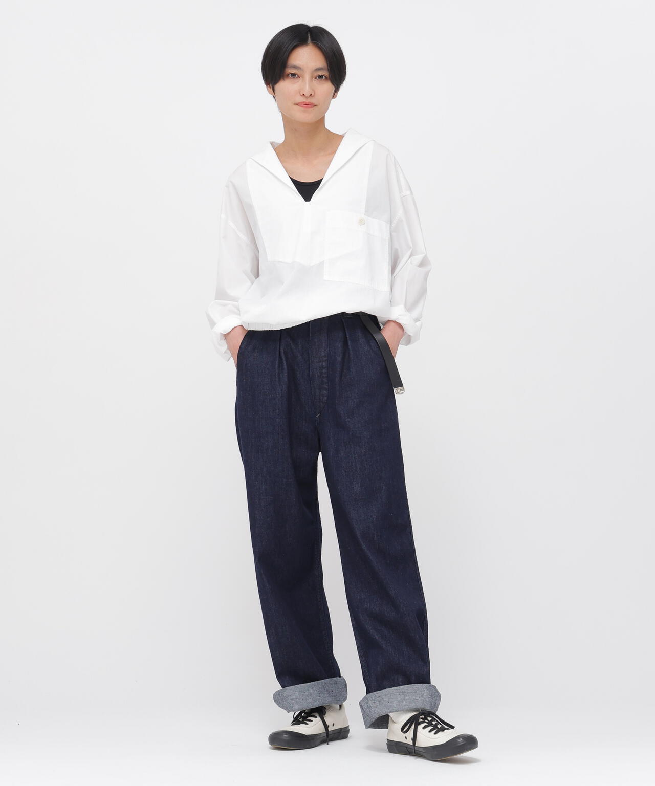 GARMENT DYE COTTON SHIRTING SHIRT | MARGARET HOWELL（マーガレット