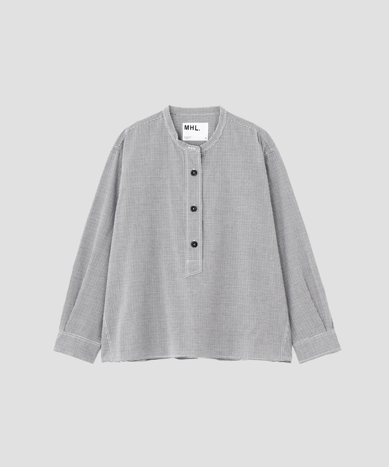 TINY GINGHAM COTTON SHIRT | MARGARET HOWELL（マーガレット