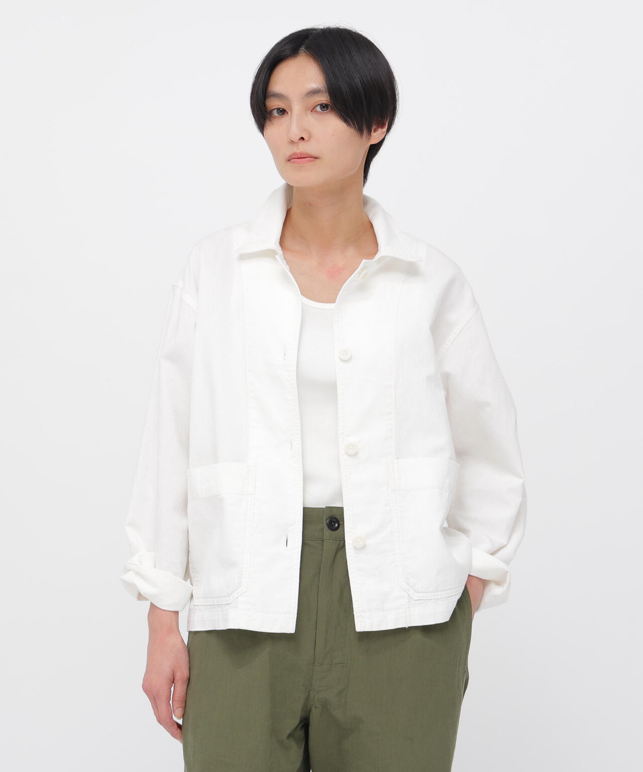 COTTON HEMP OXFORD SHIRT | MARGARET HOWELL（マーガレット・ハウエル