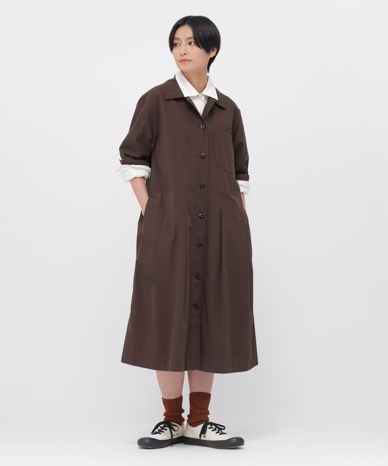 ORGANIC COTTON SHIRTING SHIRT | MARGARET HOWELL（マーガレット