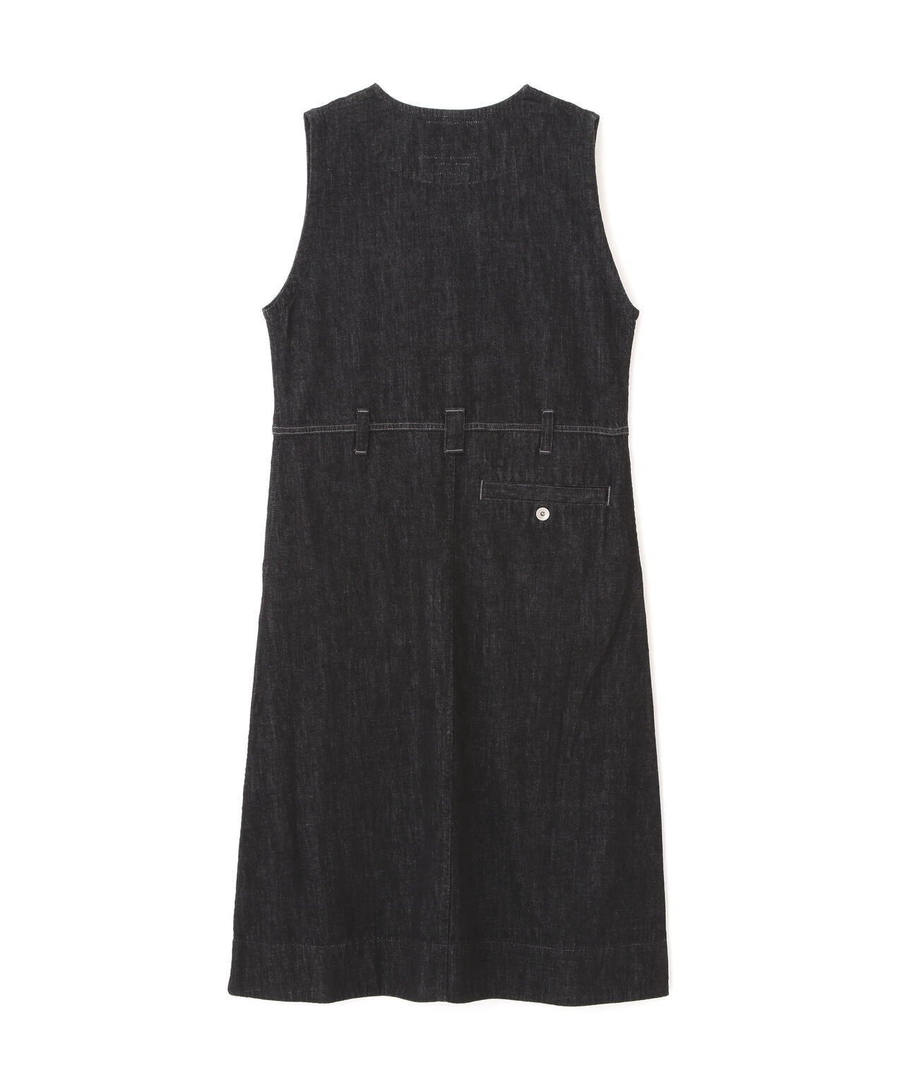 CANTON BLACK LIGHT DENIM DRESS | MARGARET HOWELL（マーガレット