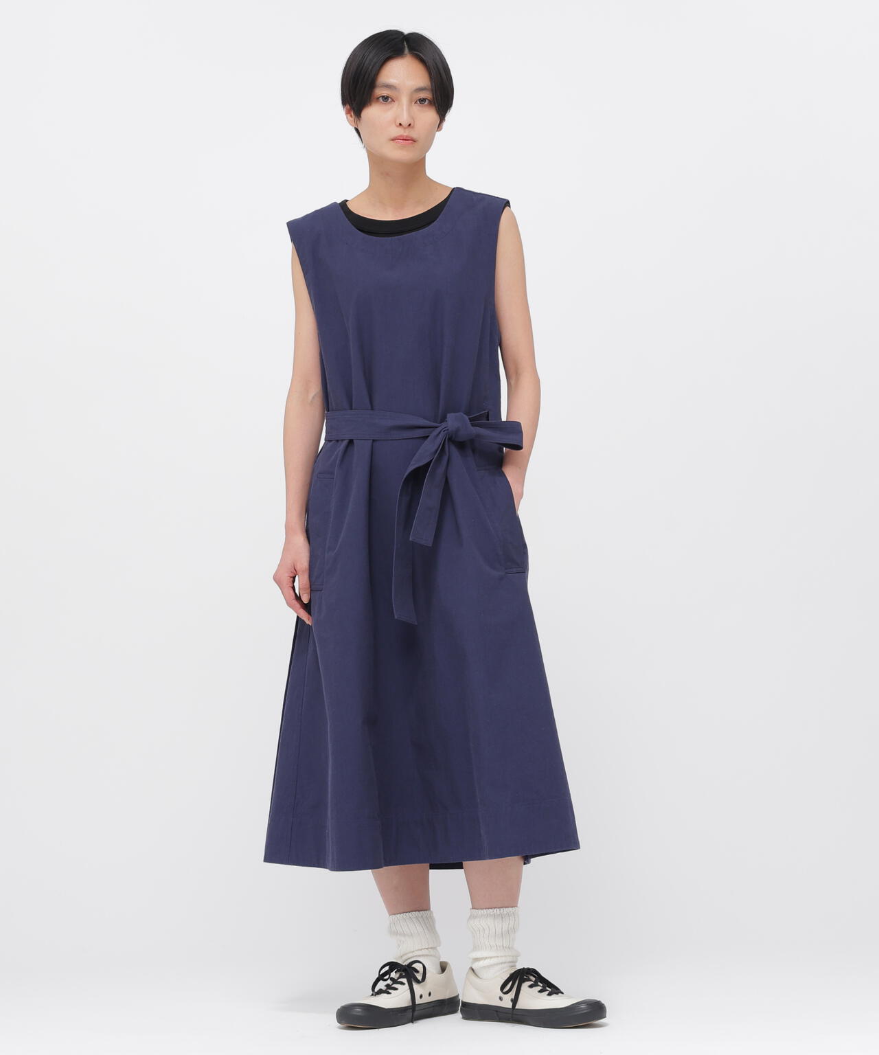 CRISP COTTON CHAMBRAY DRESS | MARGARET HOWELL（マーガレット