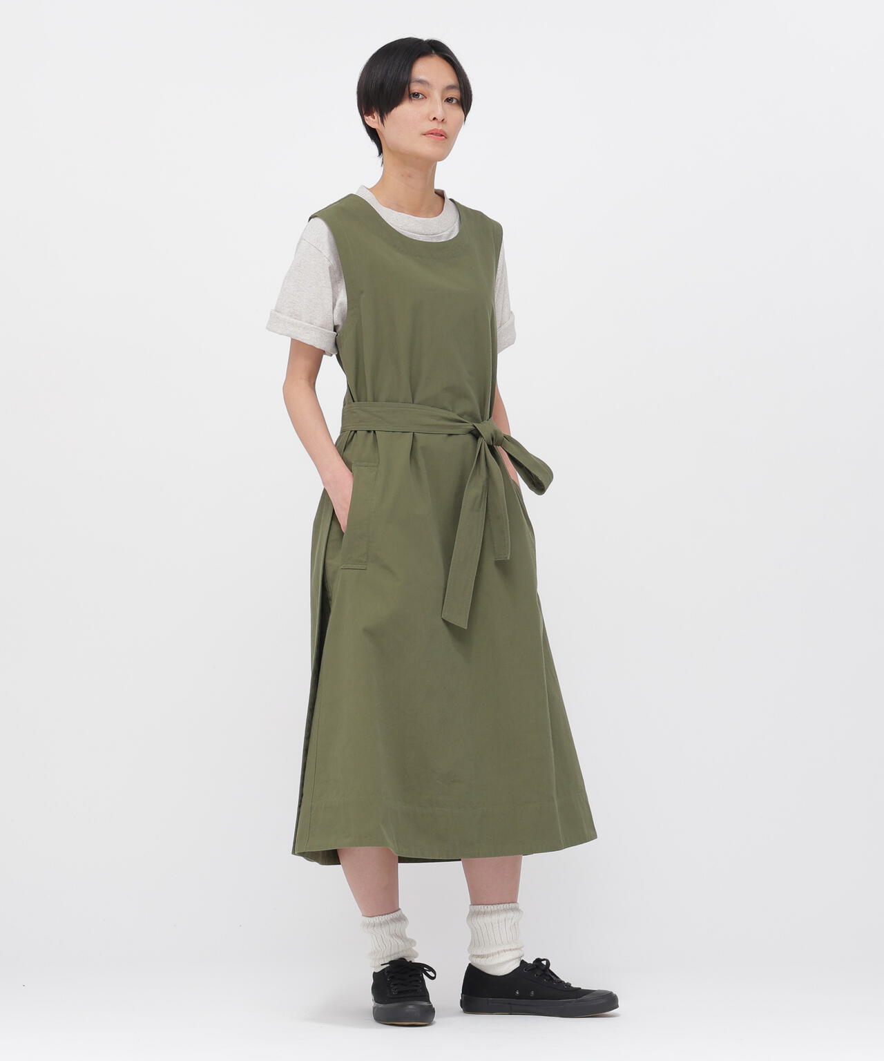 CRISP COTTON CHAMBRAY DRESS | MARGARET HOWELL（マーガレット
