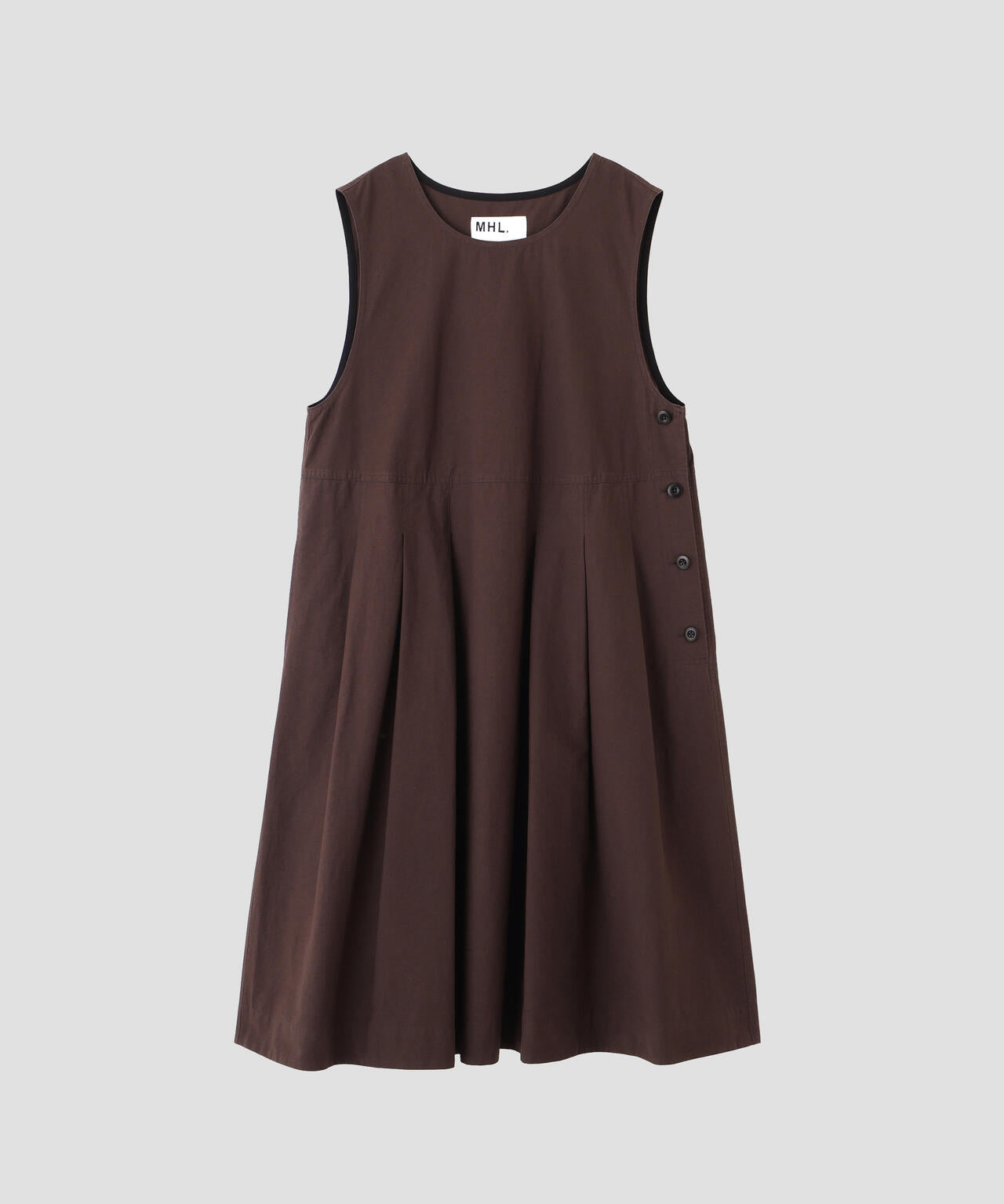 LIGHTWEIGHT COTTON NYLON TWILL DRESS