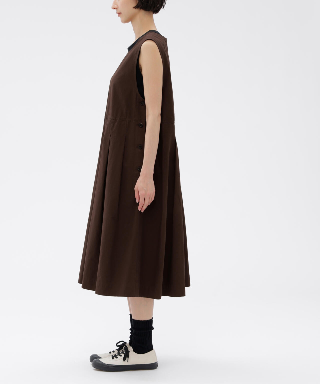LIGHTWEIGHT COTTON NYLON TWILL DRESS | MARGARET HOWELL