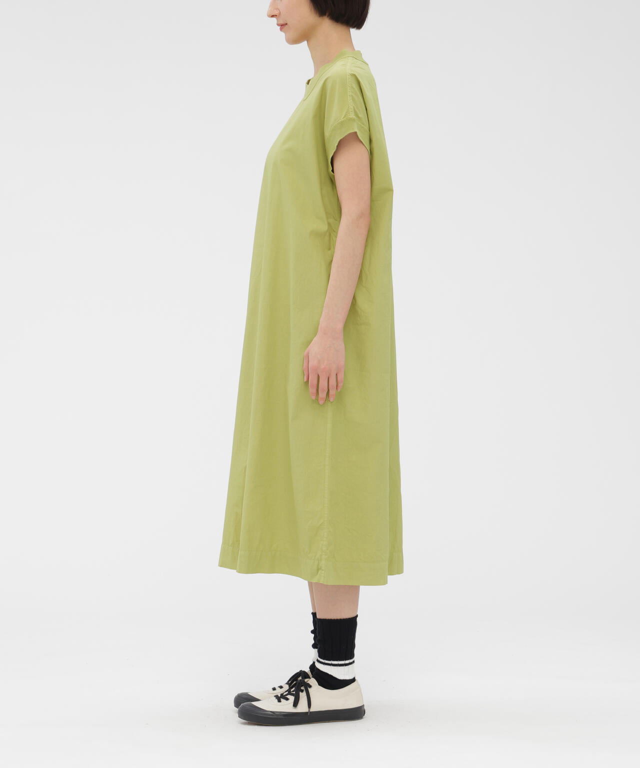GARMENT DYED COTTON POPLIN DRESS | MARGARET HOWELL（マーガレット