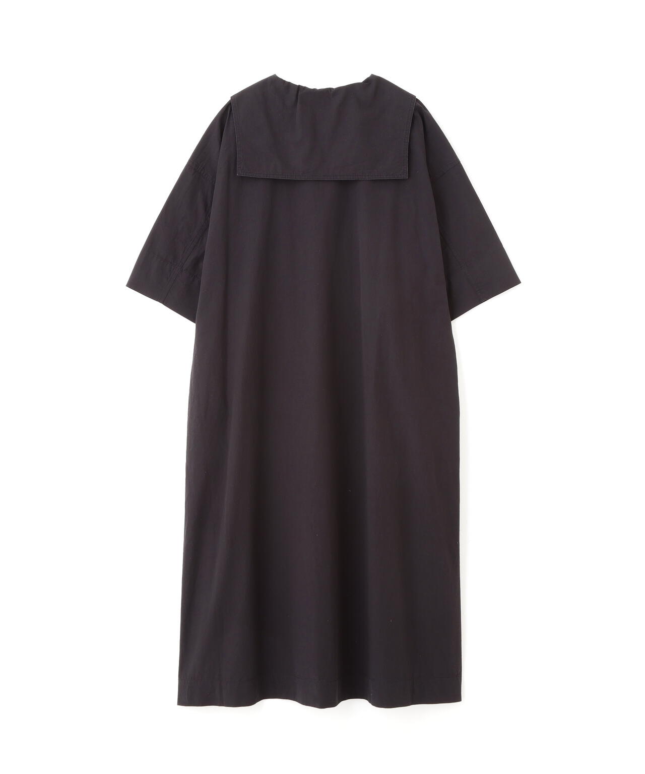 SANDED COTTON LINEN DRESS