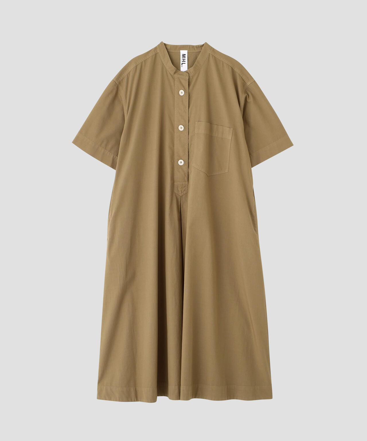 GARMENT DYED COTTON POPLIN DRESS | MARGARET HOWELL（マーガレット