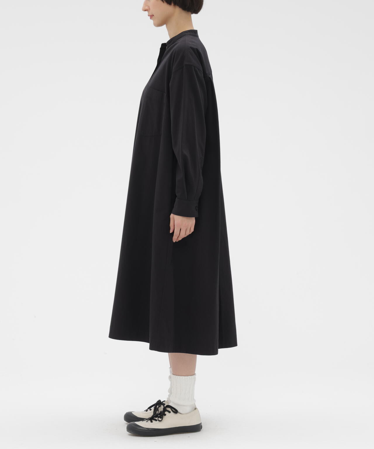 BRUSHED SOFT COTTON TWILL DRESS | MARGARET HOWELL（マーガレット