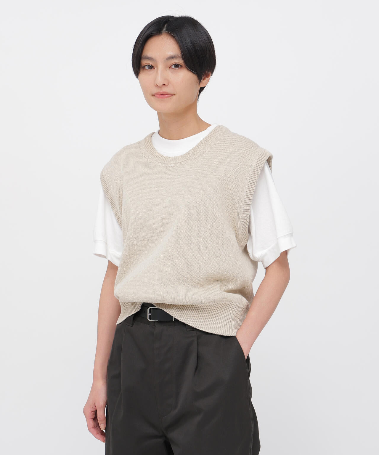 BELGIAN LINEN COTTON KNITWEAR | MARGARET HOWELL（マーガレット
