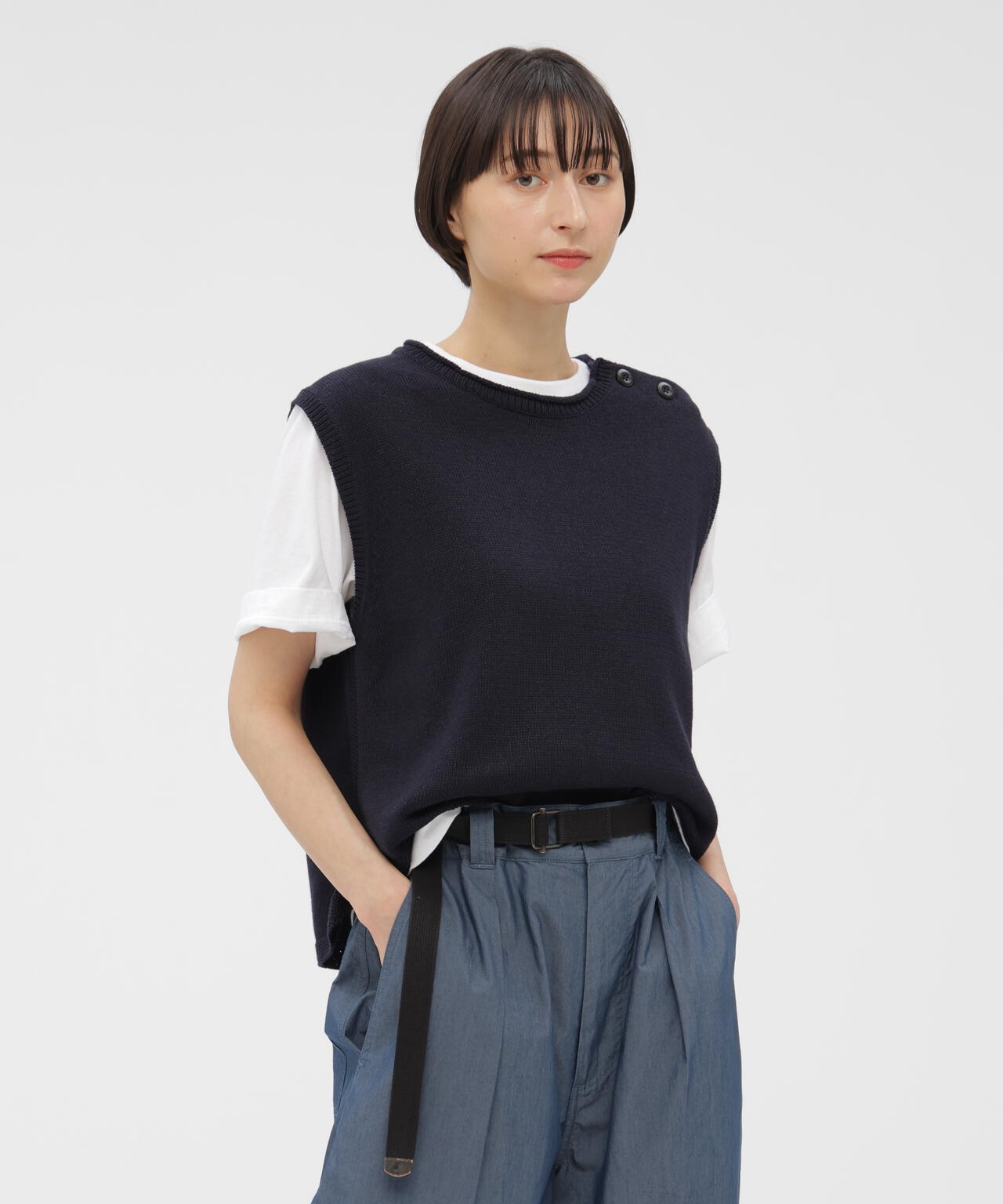 MARGARET HOWELL シルクコットン ボーダーニットプルオーバー 黒茶 MARGARET HOWELL（ボーダー ・ ニット/セーター）のフリマアイテム一覧