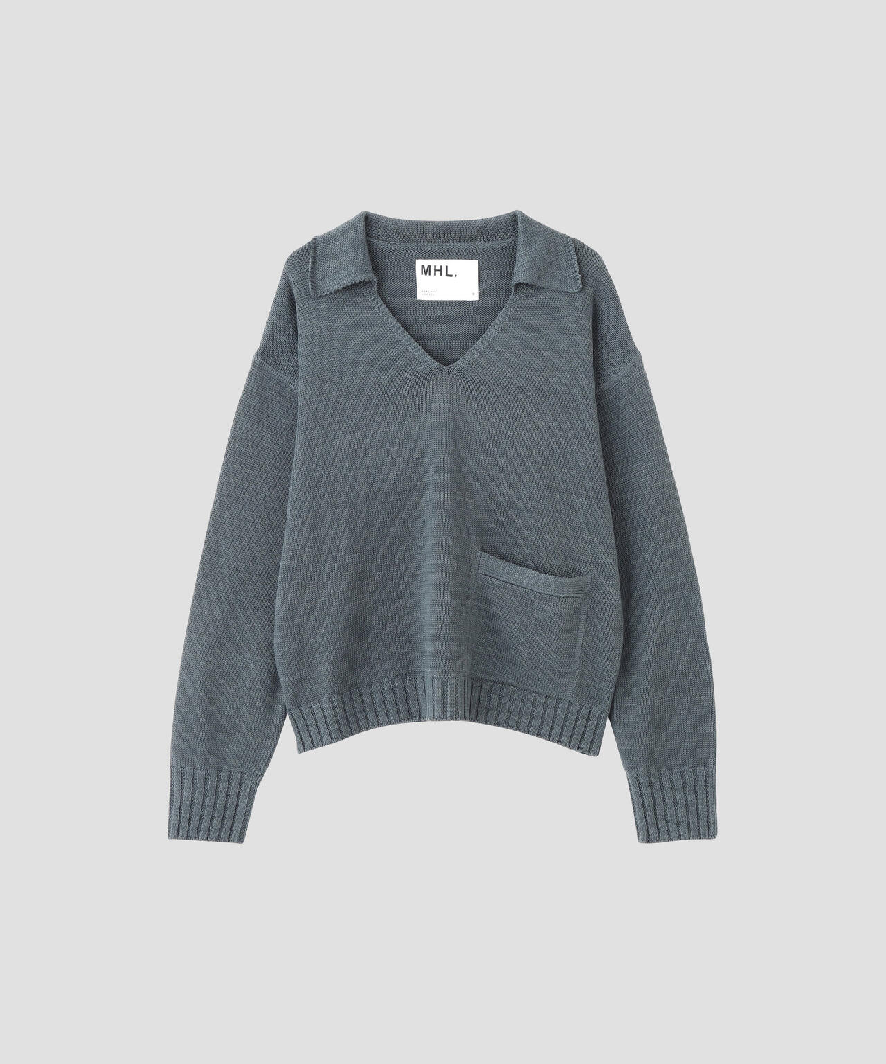 マーガレットハウエル 23AW CONTRAST COTTON LINEN CONTRAST COTTON LINEN KNITWEAR | MARGARET HOWELL（マーガレット