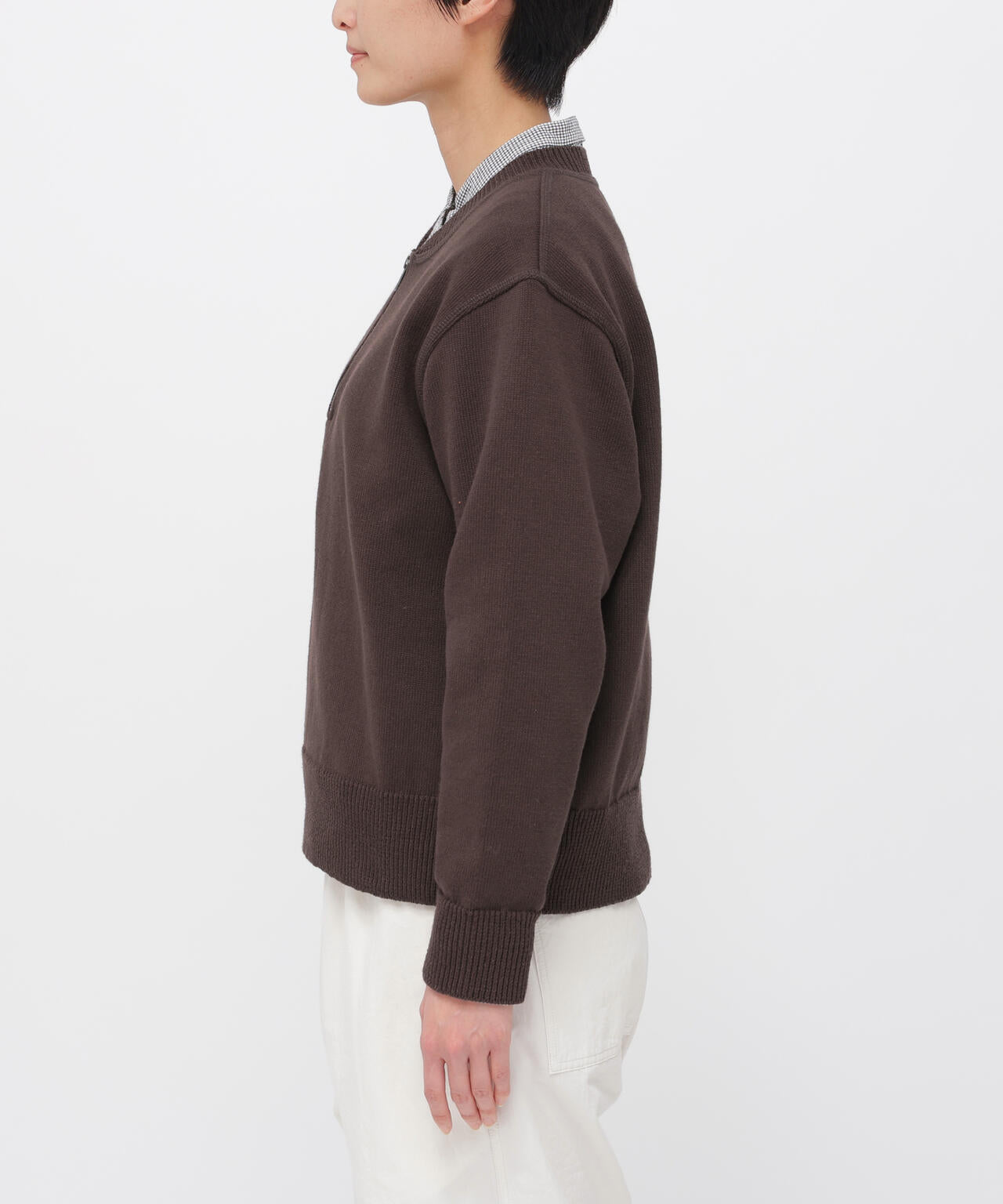 DENSE ECO PLATED COTTON KNITWEAR | MARGARET HOWELL（マーガレット