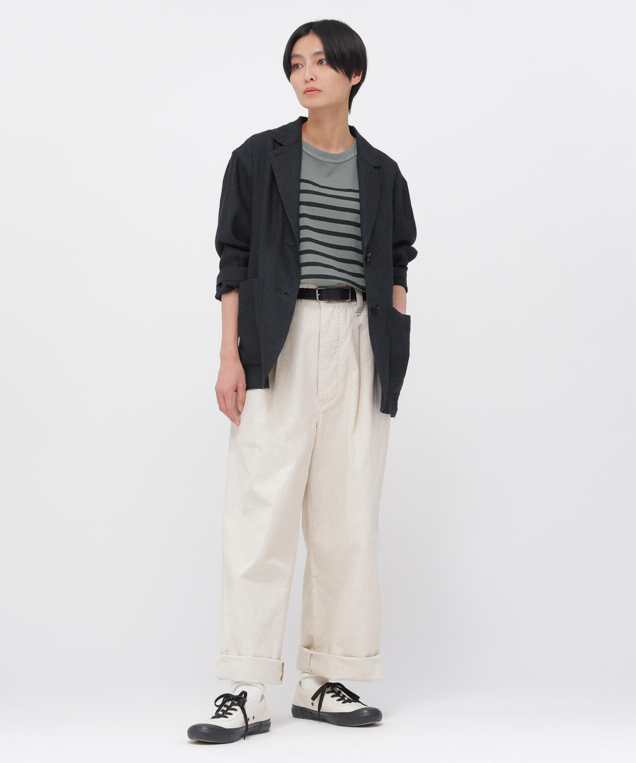 BELGIAN LINEN COTTON JERSEY TOP