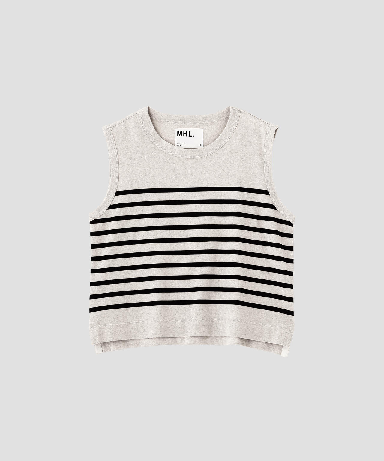マーガレットハウエル｜19SS Cotton Ramie Linen（Iv・L） BELGIAN LINEN COTTON JERSEY TOP | MARGARET HOWELL（マーガレット