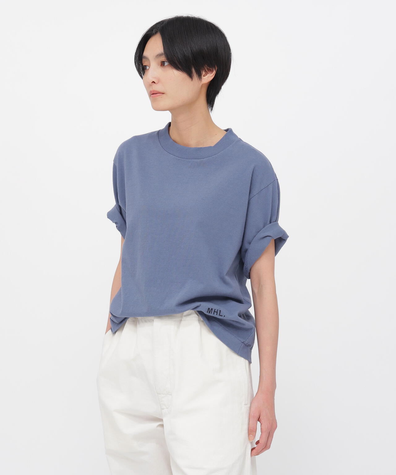 UPCYCLED COTTON JERSEY TOP | MARGARET HOWELL（マーガレット