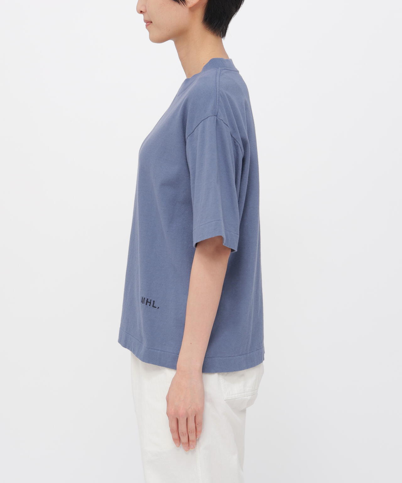 UPCYCLED COTTON JERSEY TOP