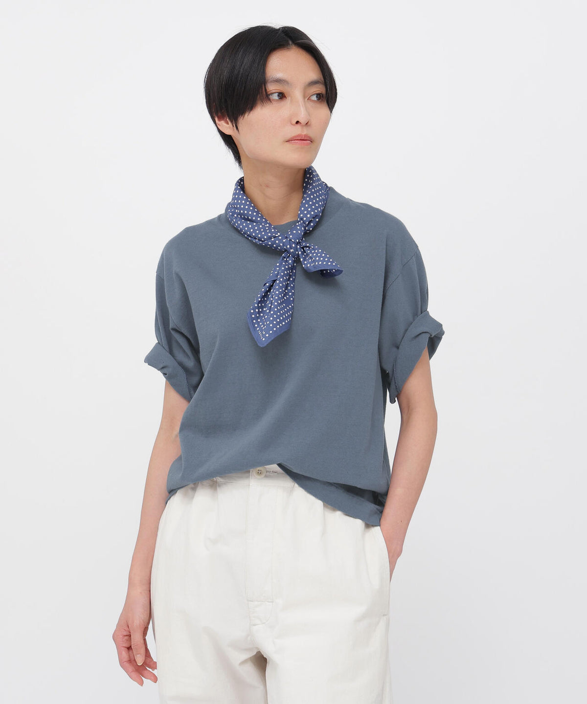 UPCYCLED COTTON JERSEY TOP | MARGARET HOWELL（マーガレット 