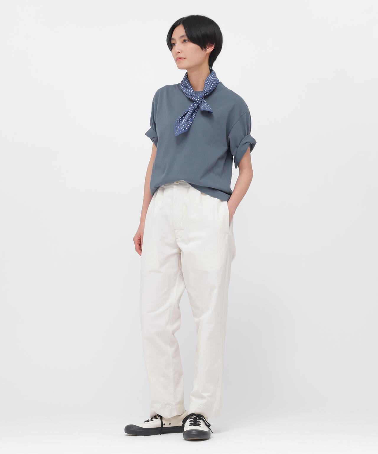 UPCYCLED COTTON JERSEY TOP | MARGARET HOWELL（マーガレット