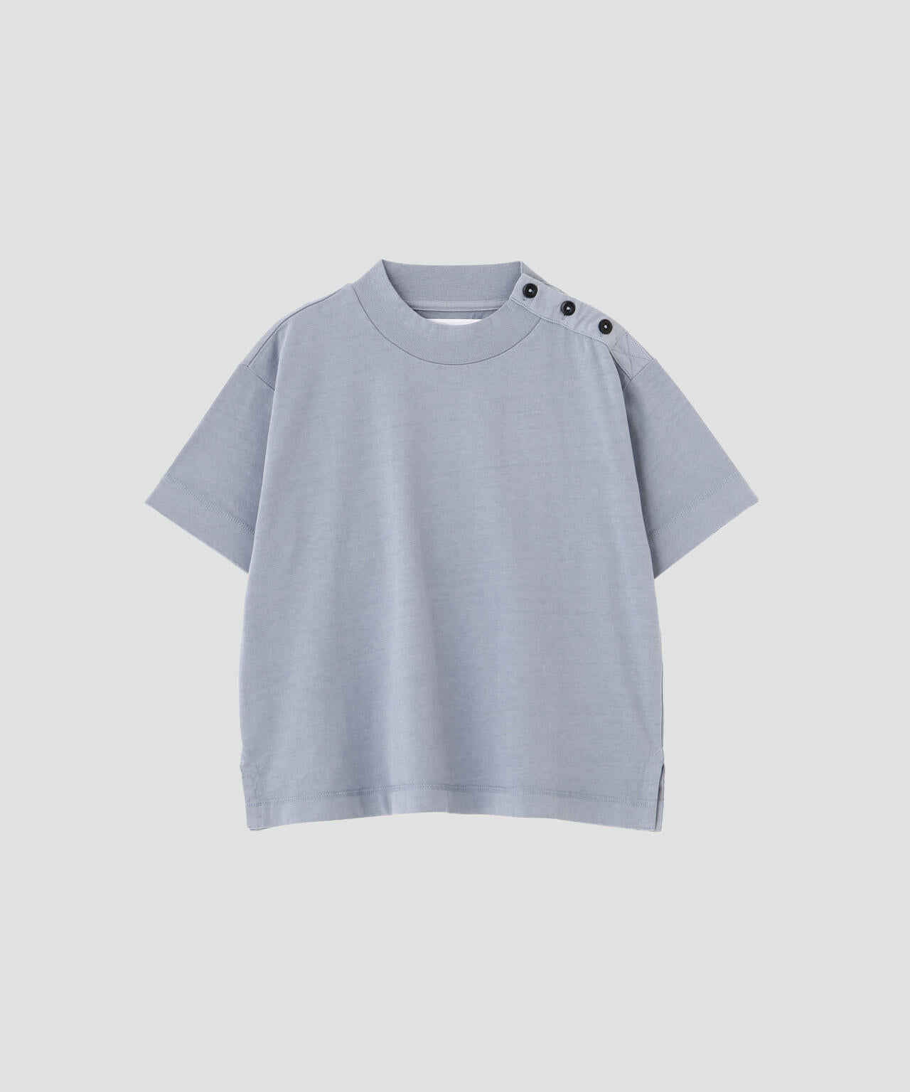 GARMENT DYED TOUGH COTTON LINEN JERSEY TOP | MARGARET HOWELL