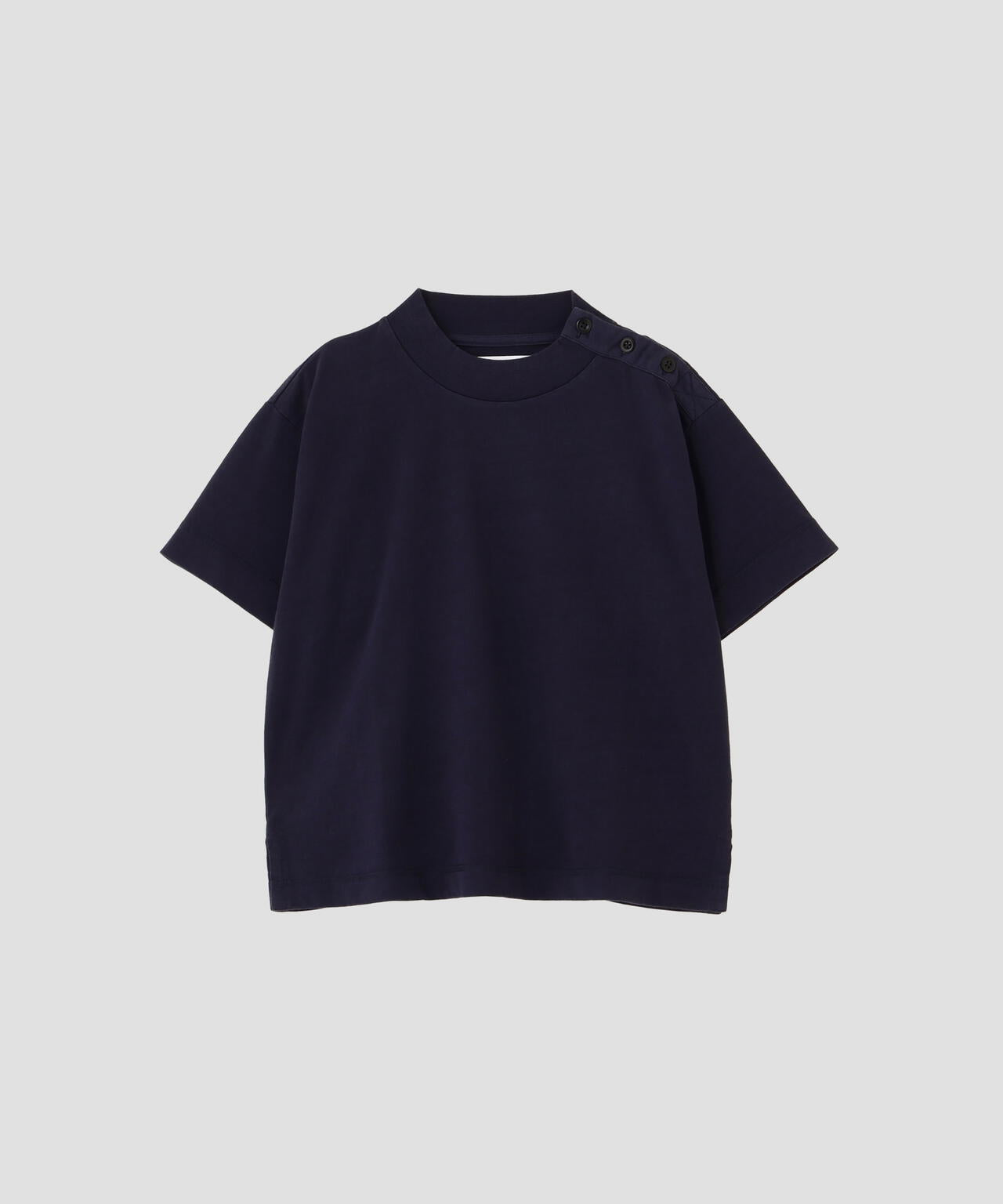 GARMENT DYED TOUGH COTTON LINEN JERSEY TOP | MARGARET HOWELL
