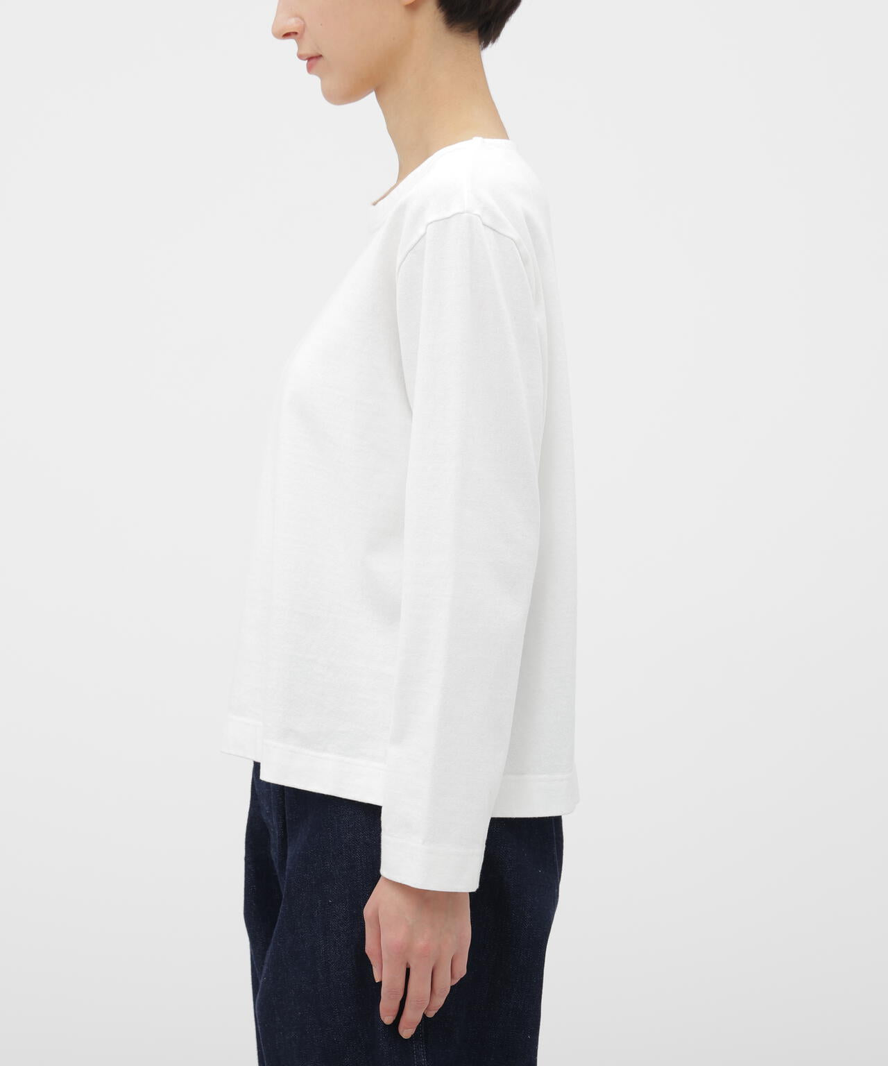 極美品 23ss margaret howell ポロシャツ M アイボリー DRY COTTON JERSEY TOP | MARGARET HOWELL（マーガレット・ハウエル