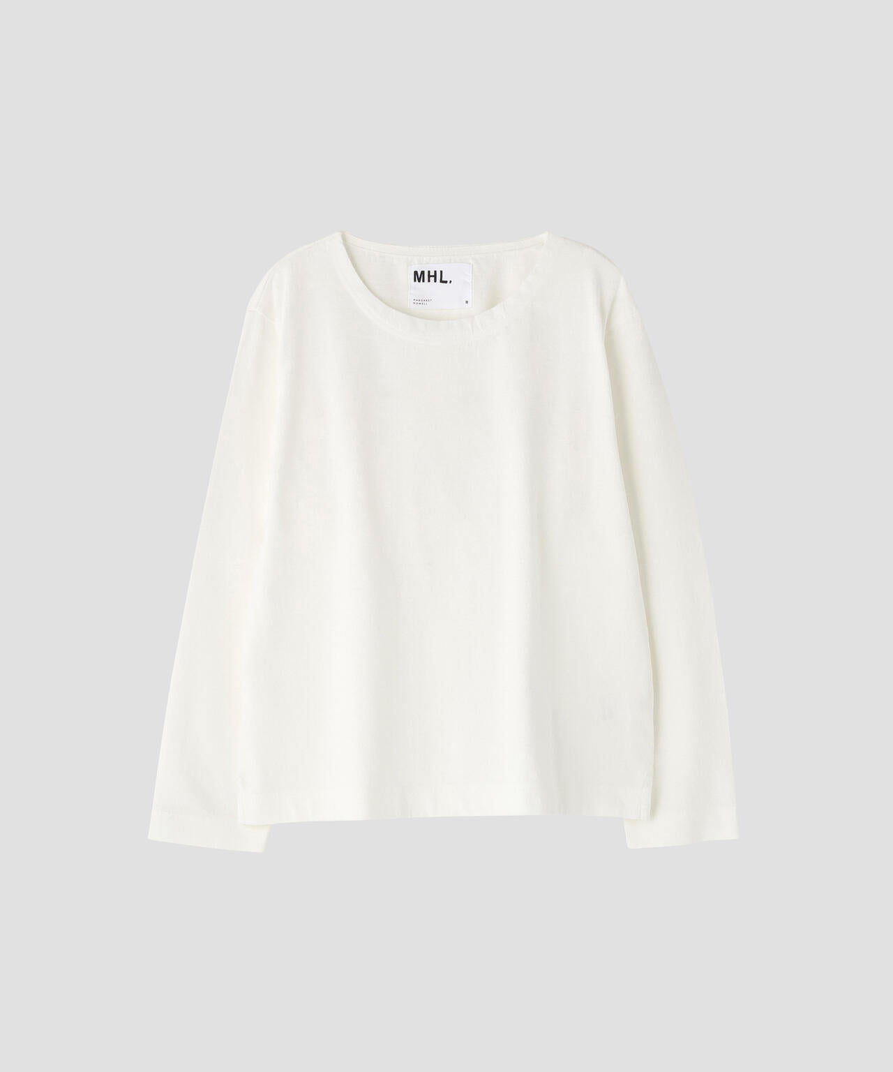 マーガレットハウエル 24SS DRY COTTON JERSEY カットソー DRY COTTON JERSEY TOP | MARGARET HOWELL（マーガレット・ハウエル
