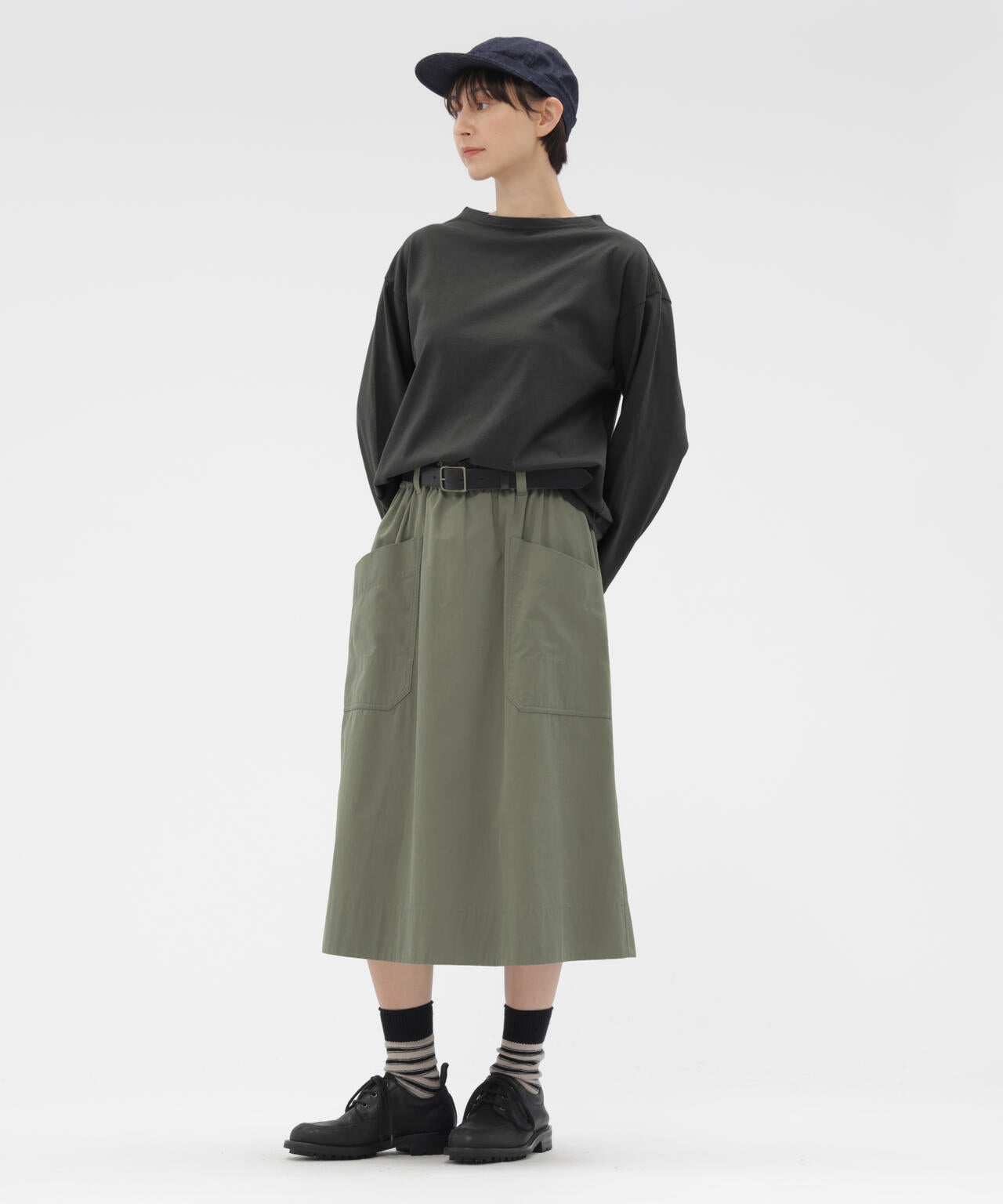 SMOOTH COTTON JERSEY TOP | MARGARET HOWELL（マーガレット・ハウエル