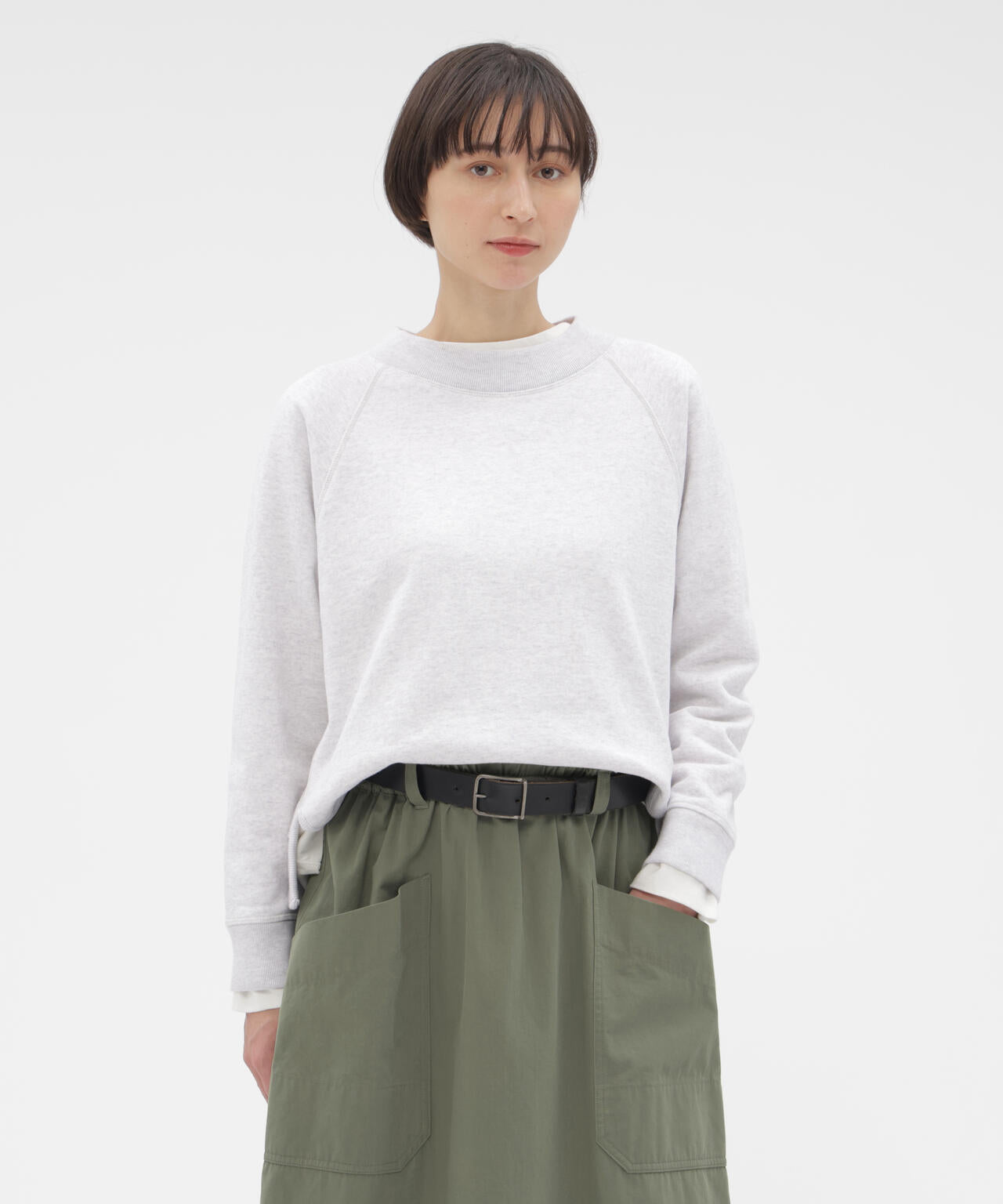 SOFT COTTON LOOPBACK TOP | MARGARET HOWELL（マーガレット・ハウエル