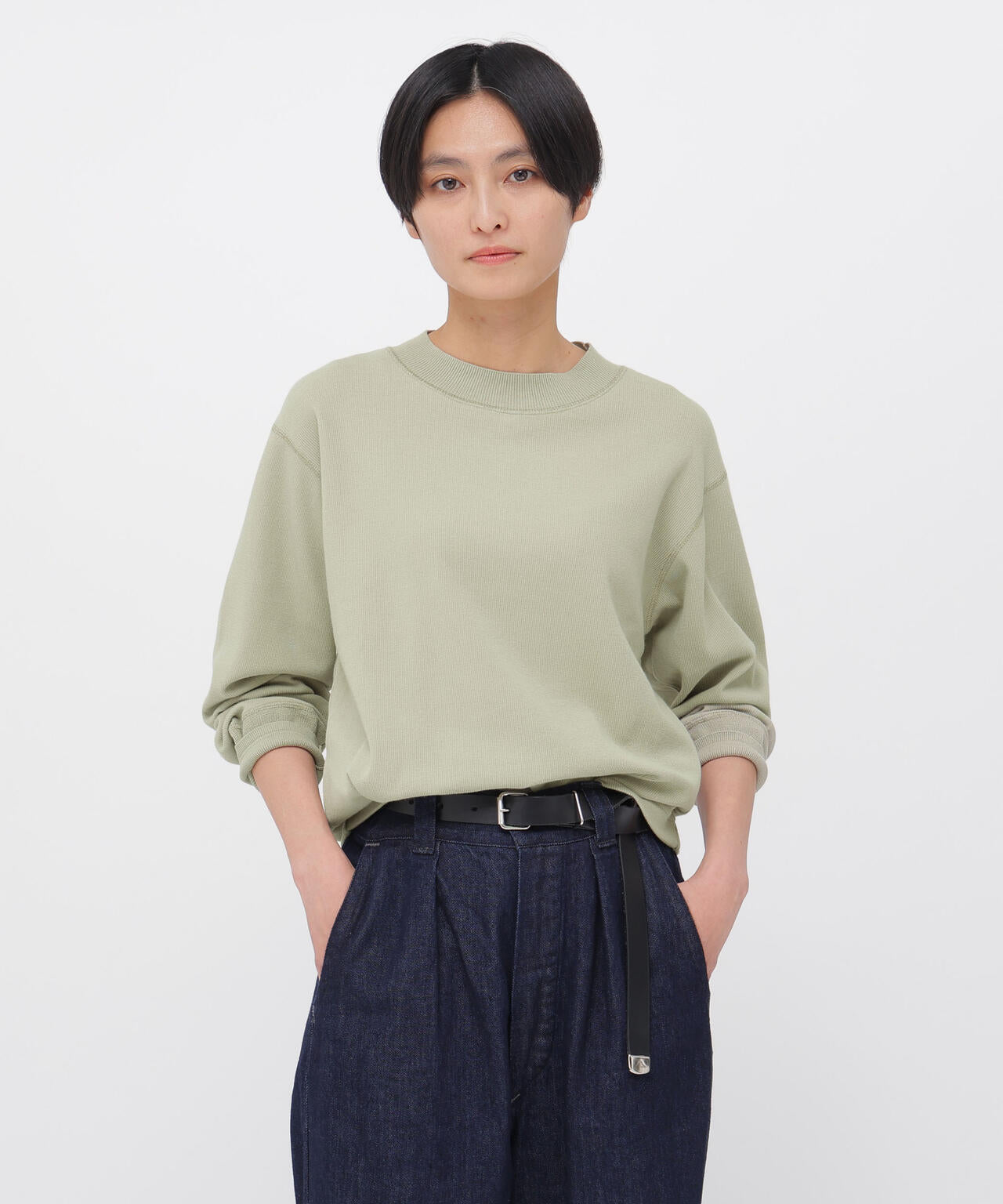 FINE COTTON RIB JERSEY TOP | MARGARET HOWELL（マーガレット