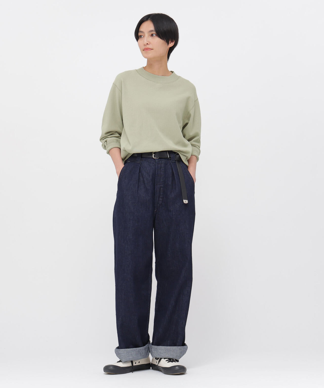 FINE COTTON RIB JERSEY TOP | MARGARET HOWELL（マーガレット