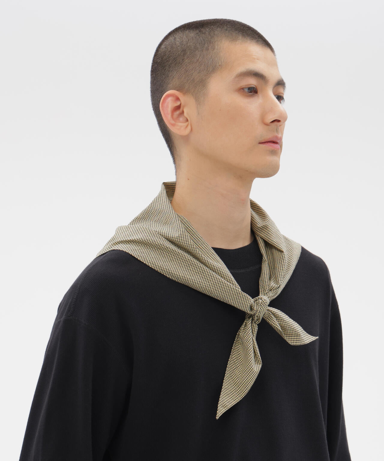 TINY GINGHAM COTTON SCARF | MARGARET HOWELL（マーガレット