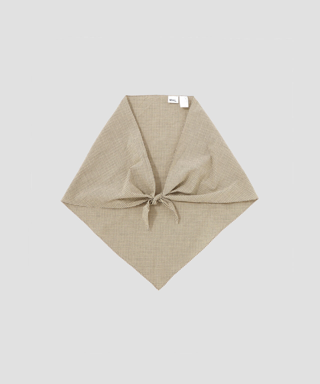 TINY GINGHAM COTTON SCARF | MARGARET HOWELL（マーガレット