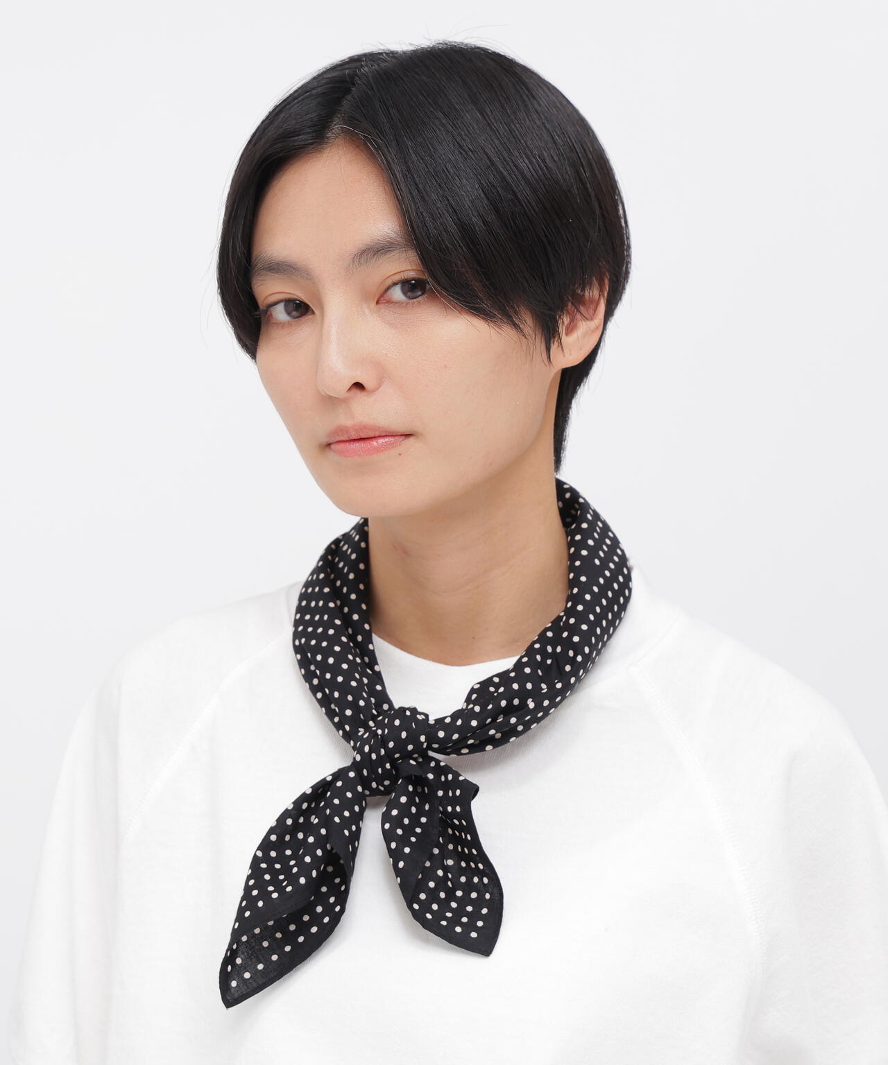 VINTAGE SPOTS SCARF | MARGARET HOWELL（マーガレット・ハウエル
