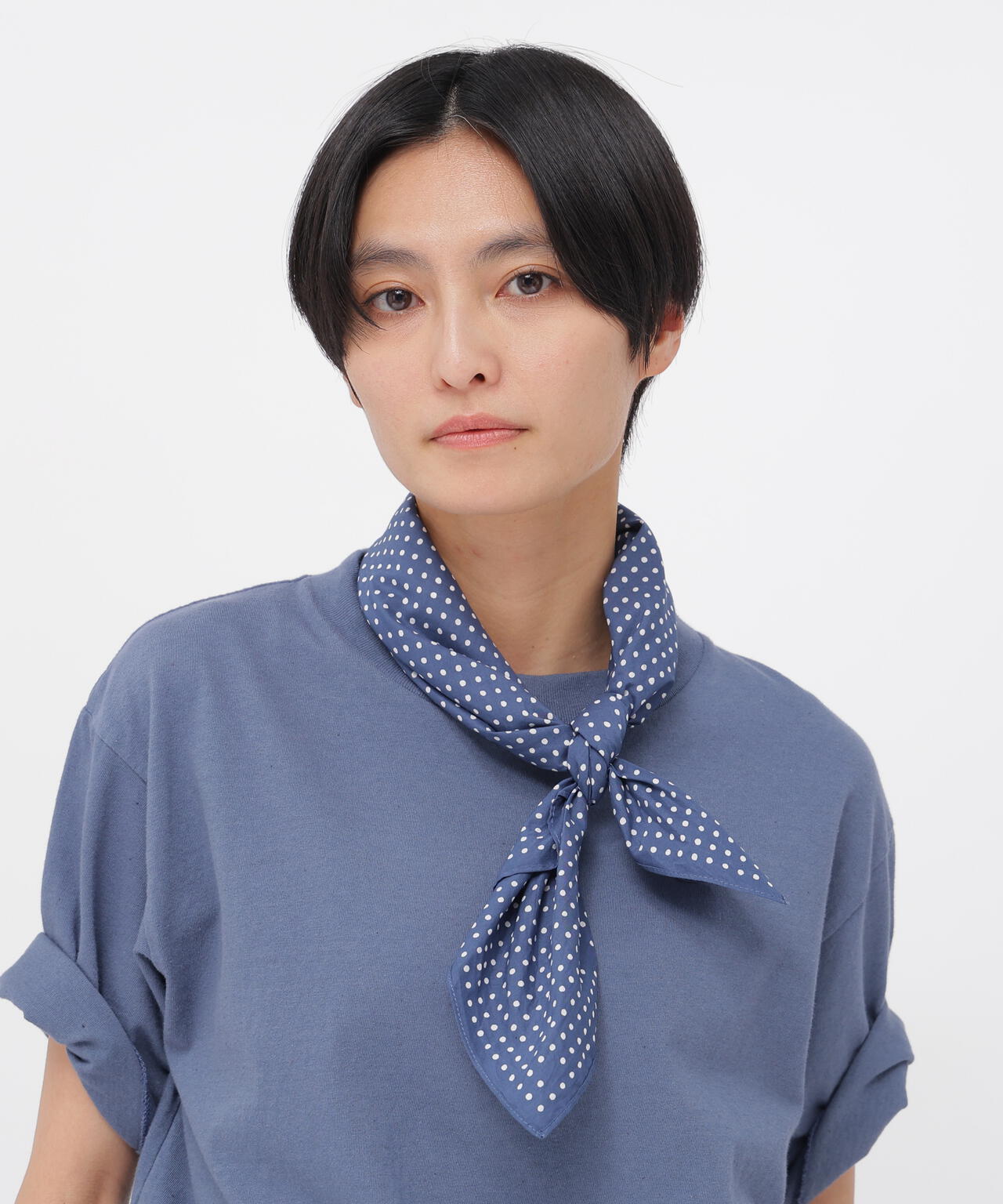 VINTAGE SPOTS SCARF | MARGARET HOWELL（マーガレット・ハウエル