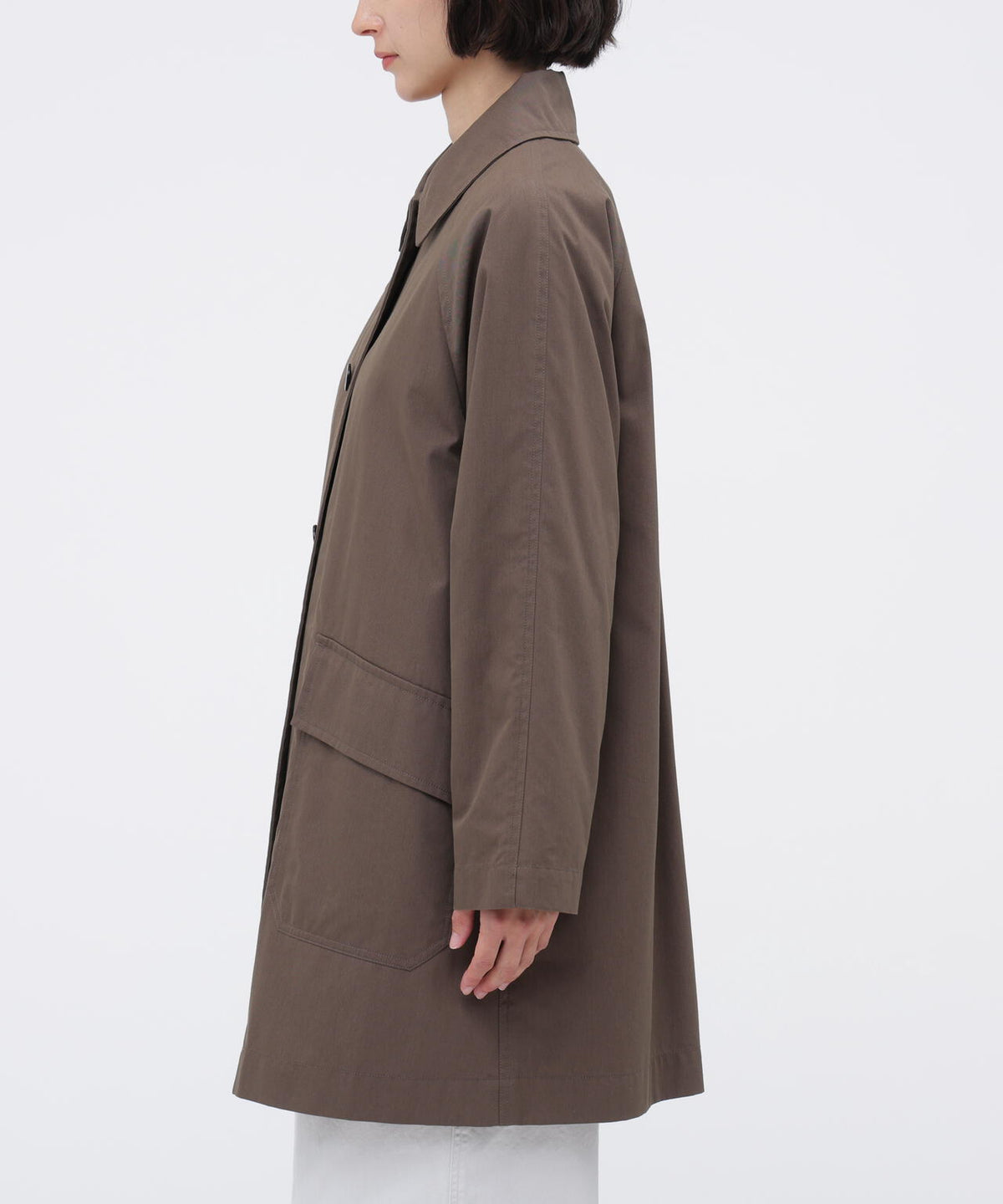 DRY COTTON NYLON OXFORD COAT