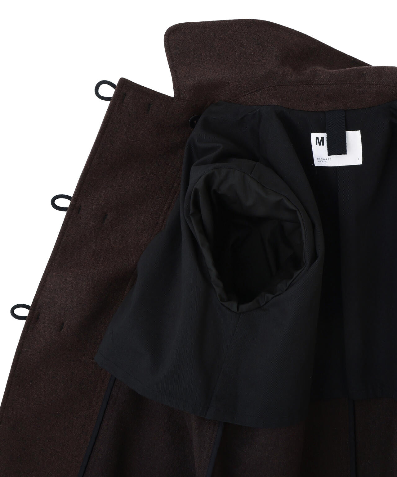 BASIC WOOL MELTON COAT | MARGARET HOWELL（マーガレット・ハウエル