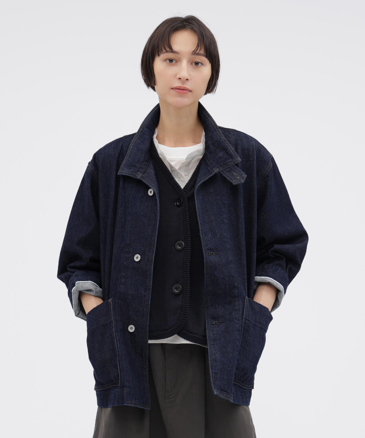 CANTON DENIM BLOUSON | MARGARET HOWELL（マーガレット・ハウエル
