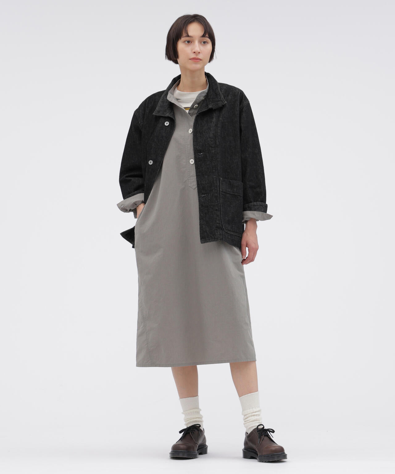 CANTON BLACK DENIM BLOUSON | MARGARET HOWELL（マーガレット