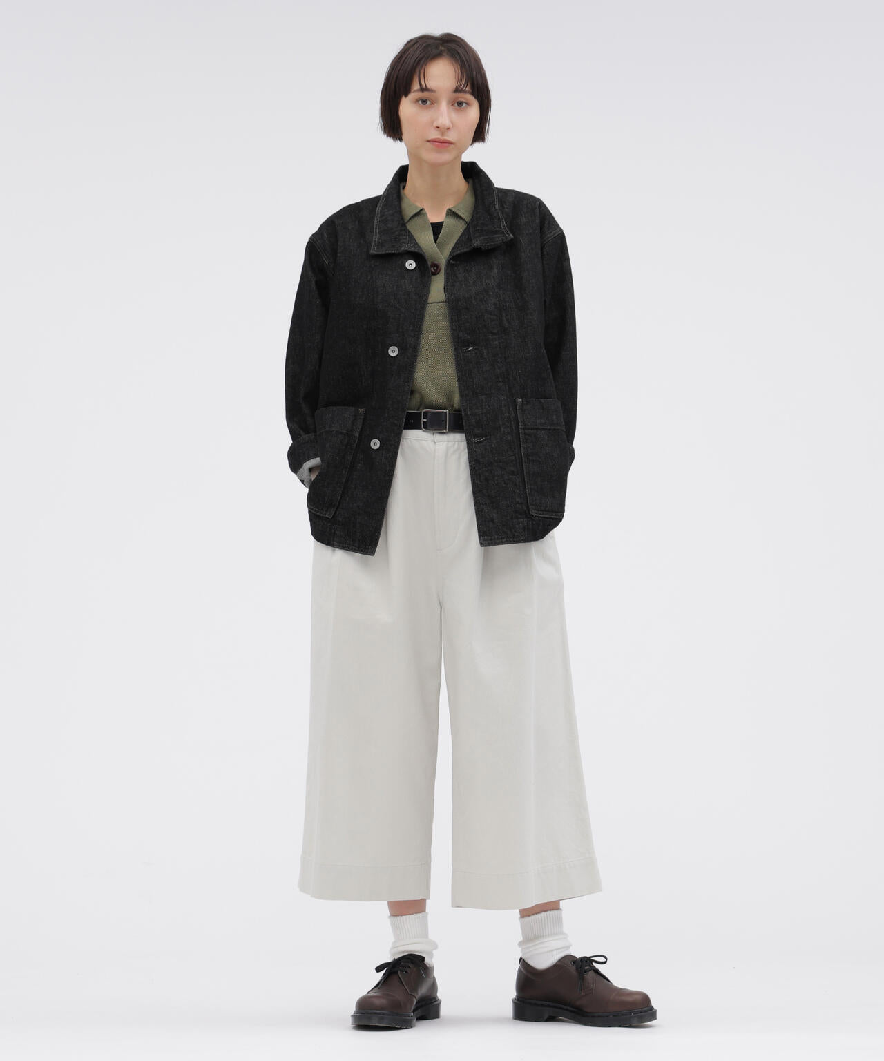 CANTON BLACK DENIM BLOUSON | MARGARET HOWELL（マーガレット