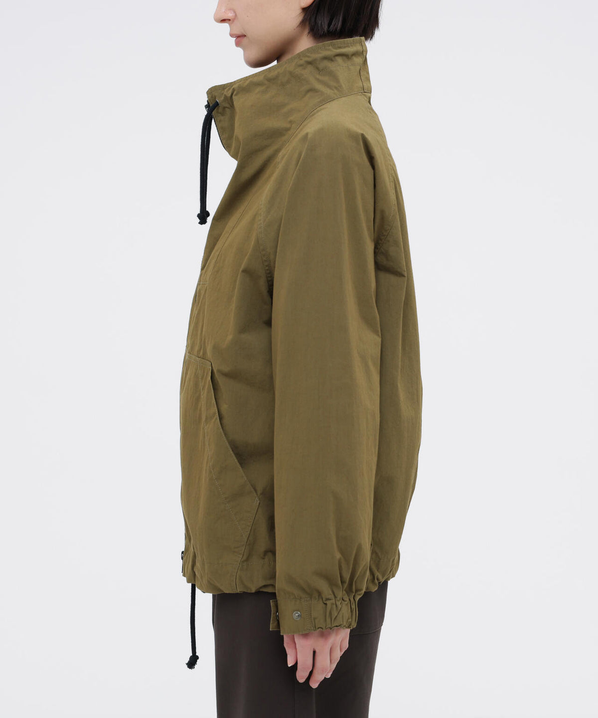 COTTON NYLON PLAINWEAVE BLOUSON