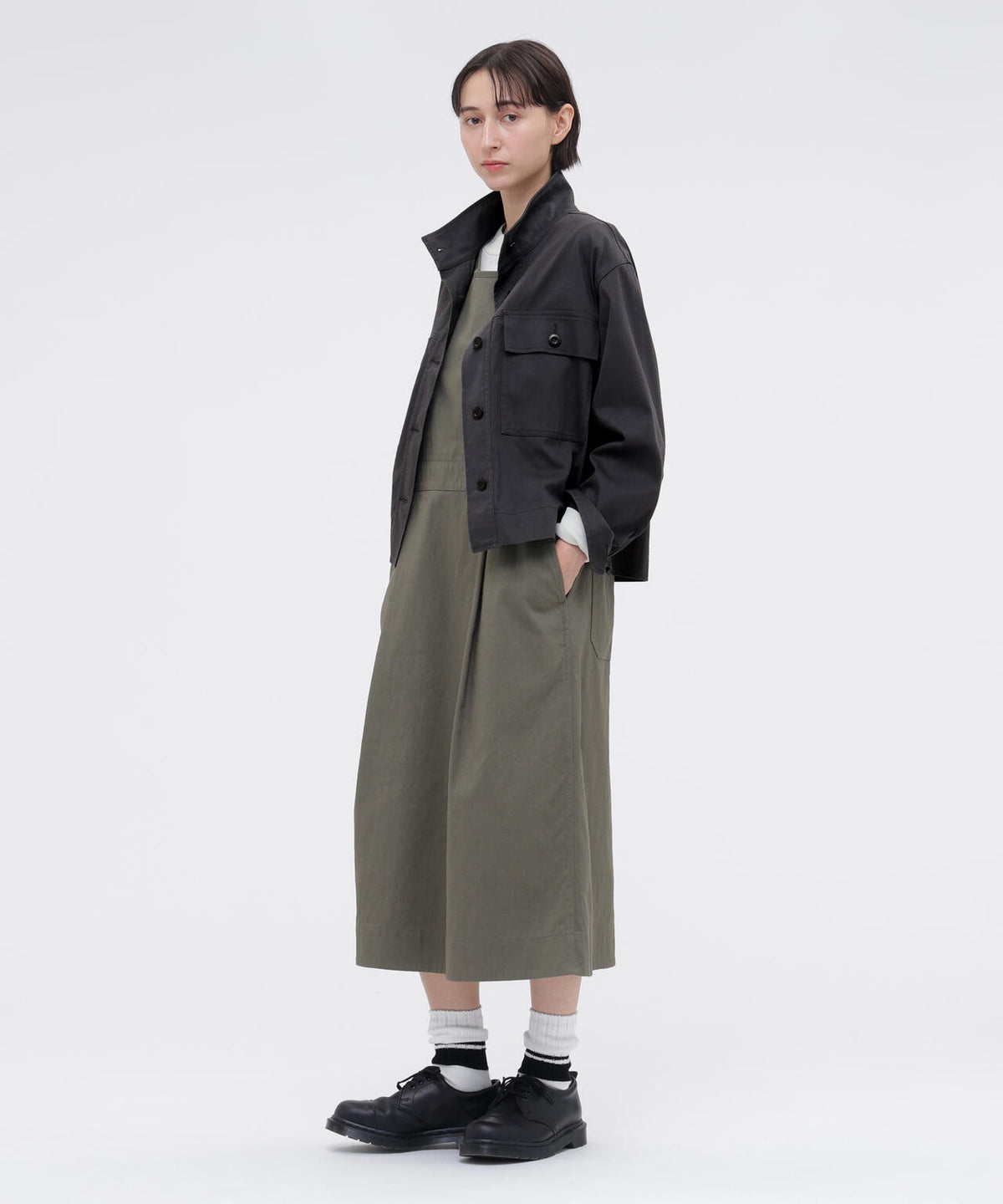 COTTON NYLON TWILL BLOUSON