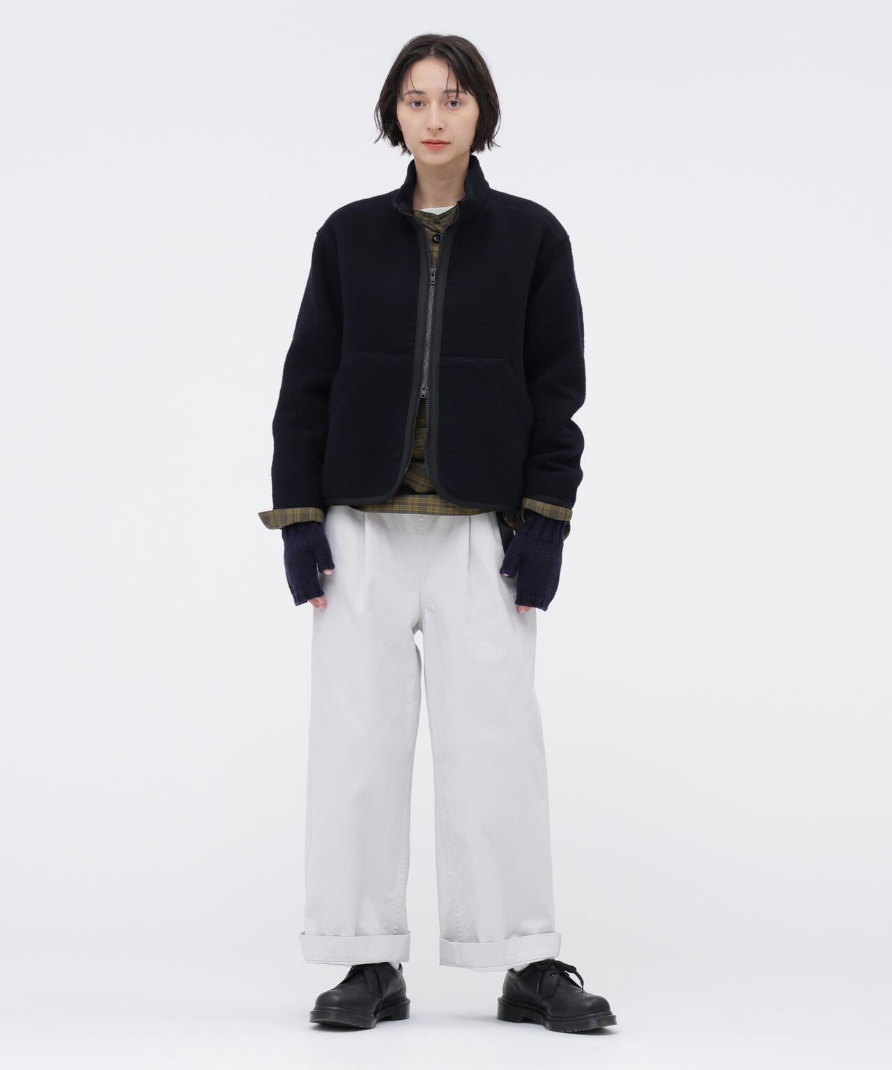 SOFT WOOL FLEECE BLOUSON | MARGARET HOWELL（マーガレット・ハウエル