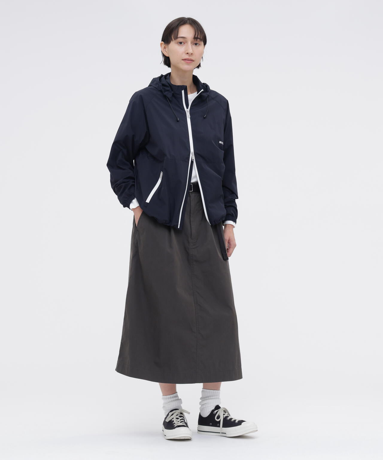 MHL. UTILITY WEAR LIGHTWEIGHT NYLON POPLIN BLOUSON | MARGARET