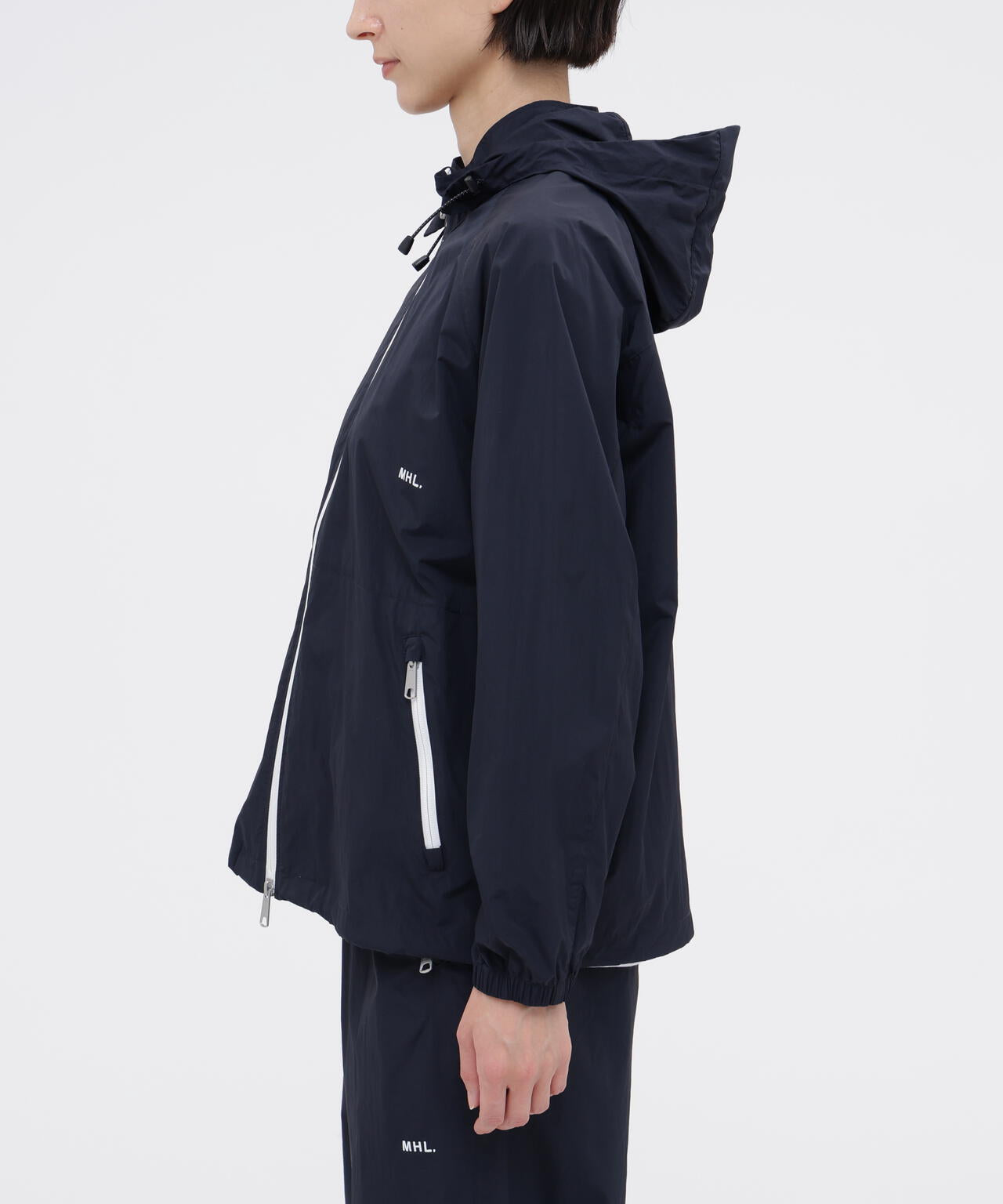 MHL. UTILITY WEAR LIGHTWEIGHT NYLON POPLIN BLOUSON | MARGARET