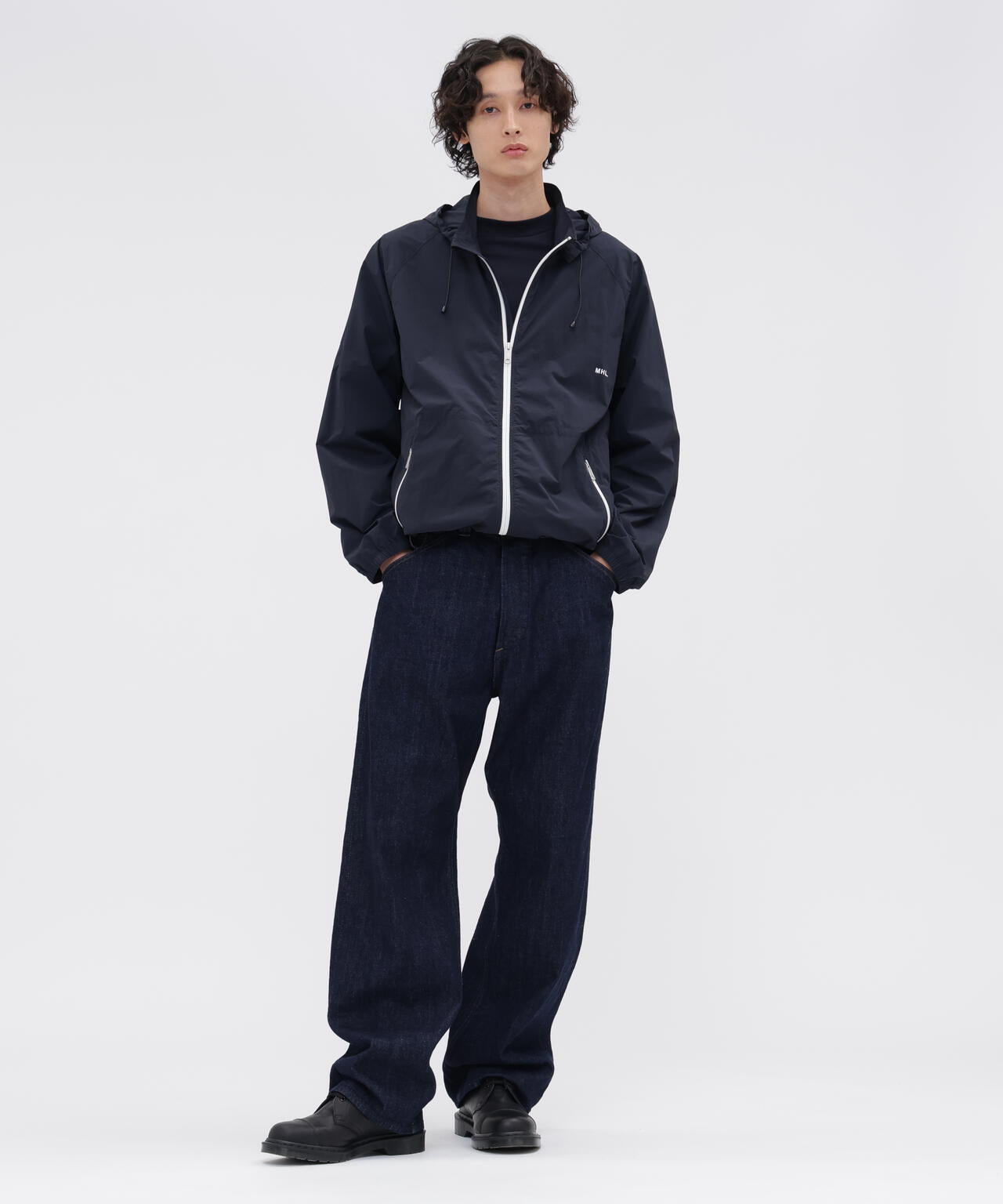 MHL. UTILITY WEAR LIGHTWEIGHT NYLON POPLIN BLOUSON | MARGARET