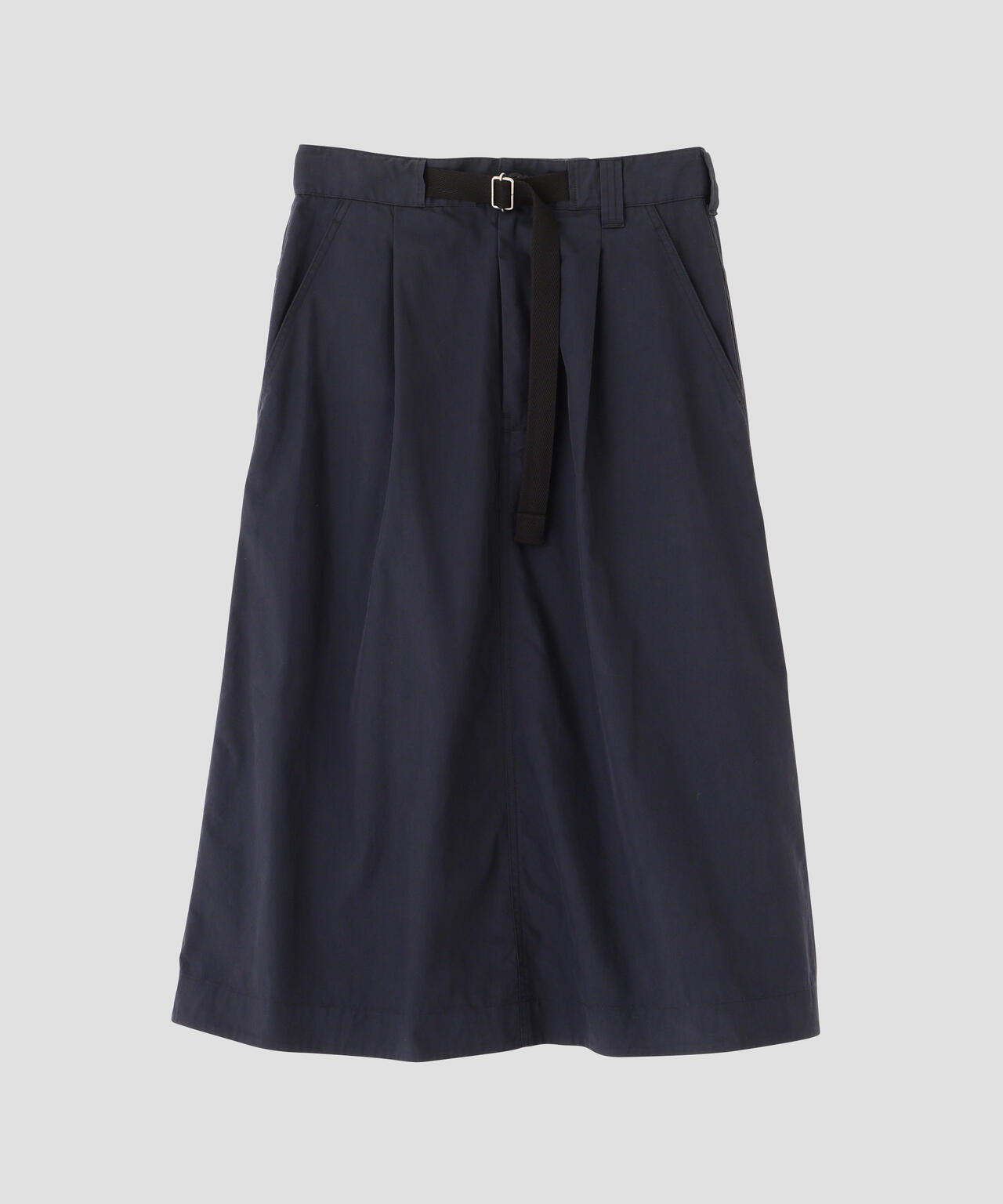 WASHED COTTON NYLON SKIRT