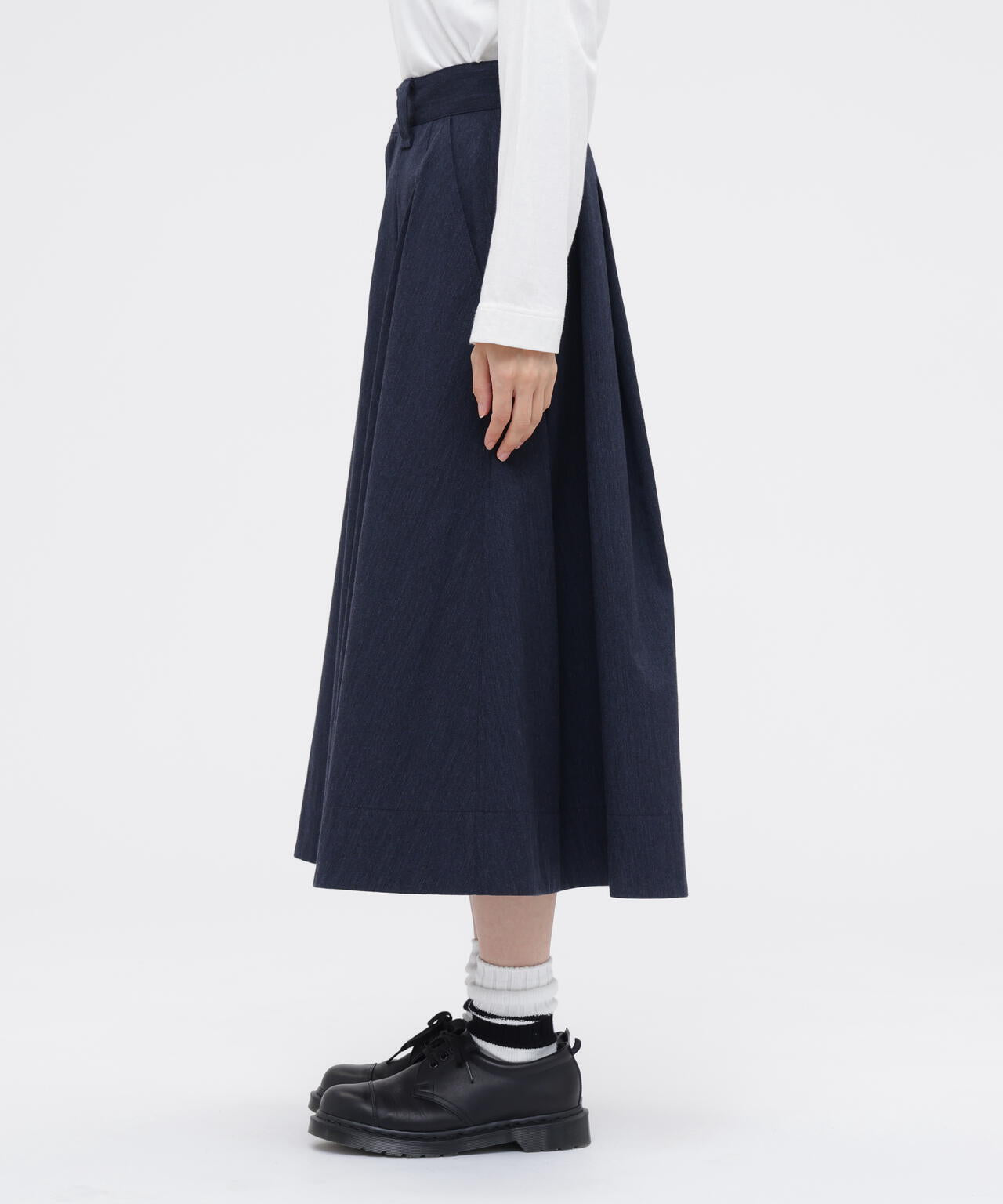 WOOL COTTON TWILL SKIRT | MARGARET HOWELL（マーガレット・ハウエル