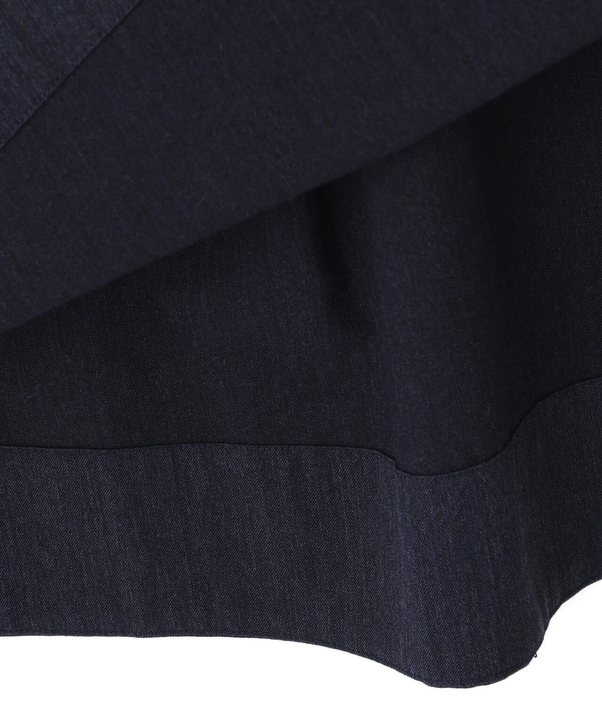 WOOL COTTON TWILL SKIRT
