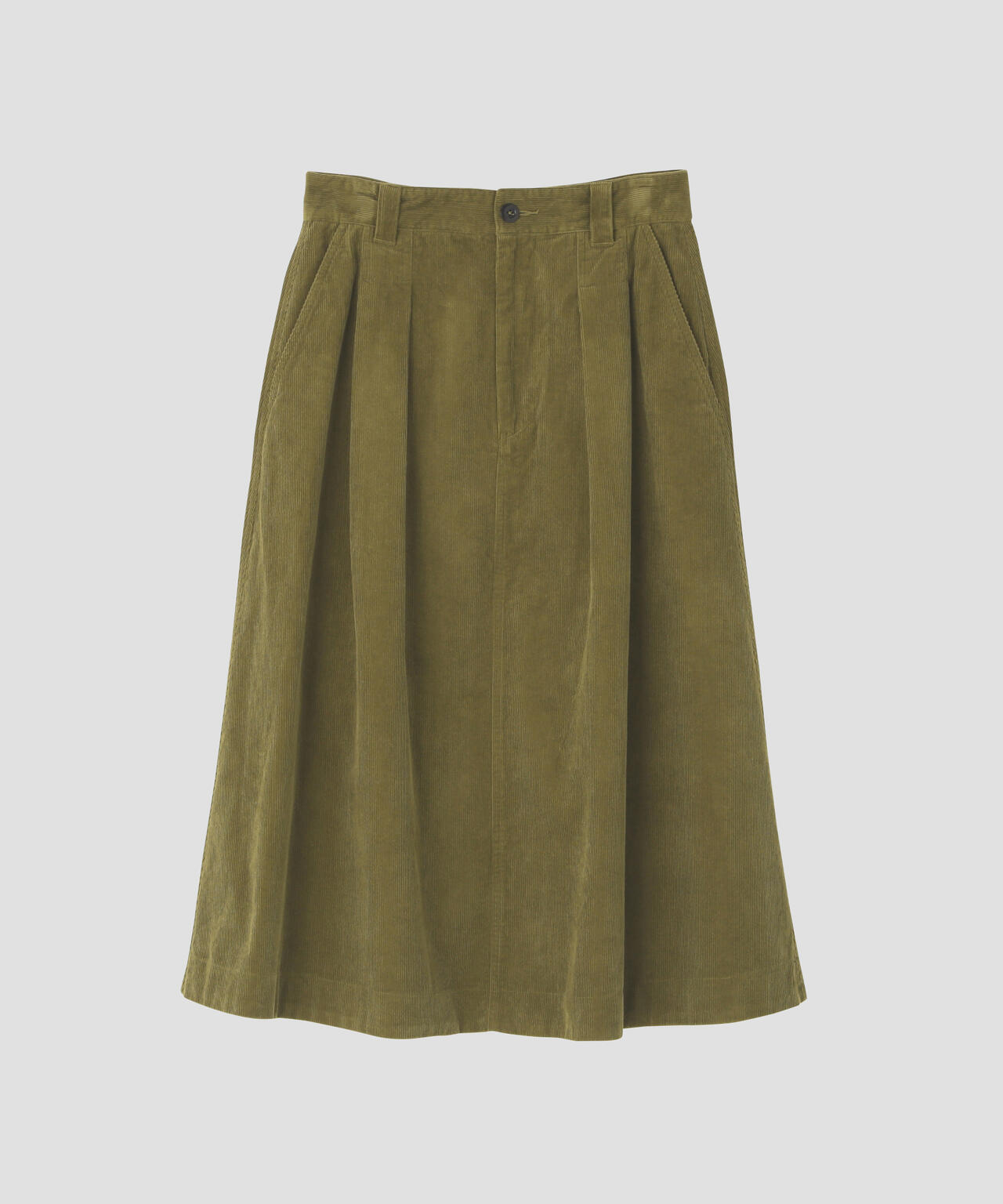DRY COTTON NEEDLECORD SKIRT | MARGARET HOWELL（マーガレット